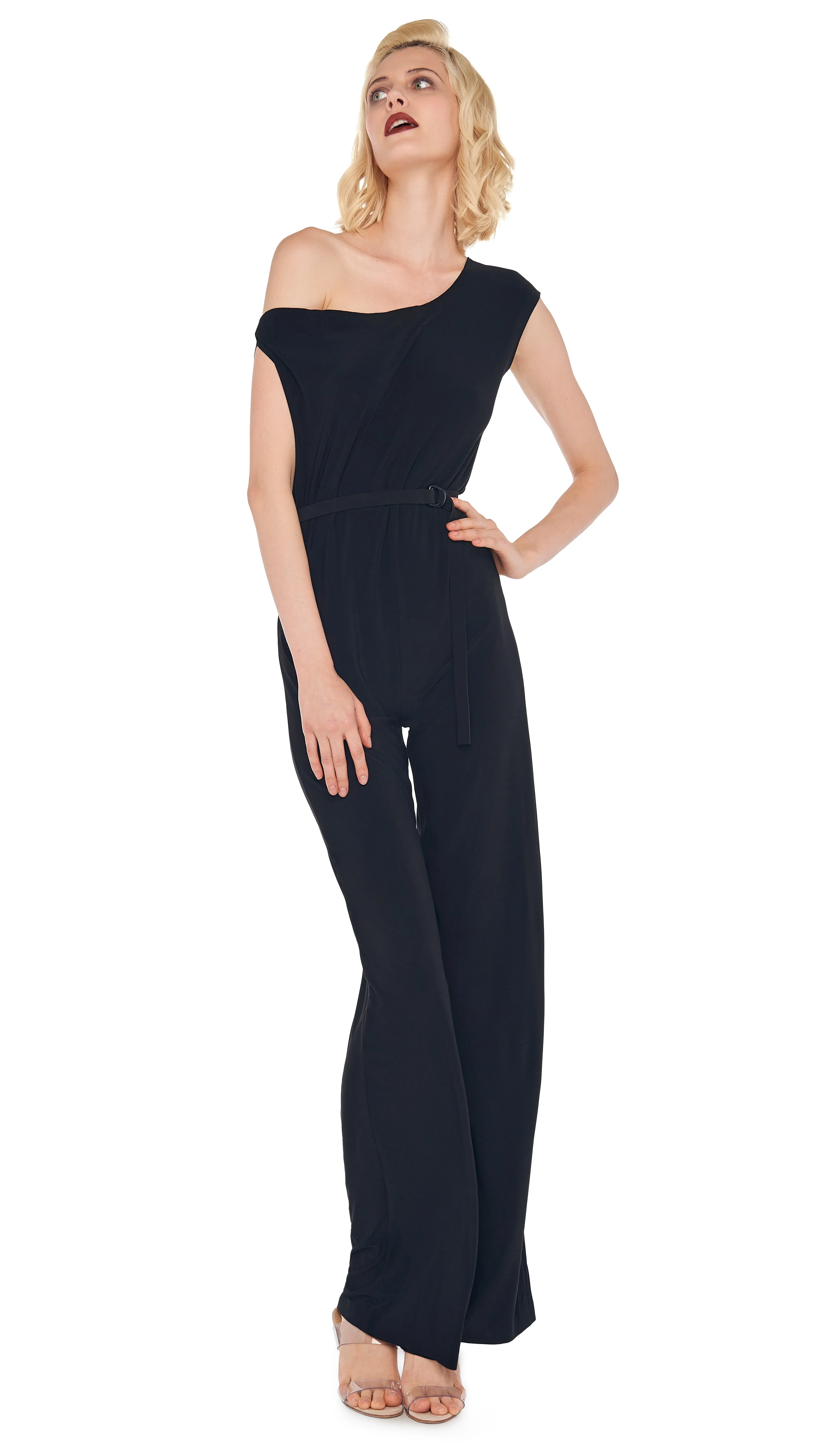 DROP SHOULDER JUMPSUIT sold by Norma Kamali product image thumbnail 4