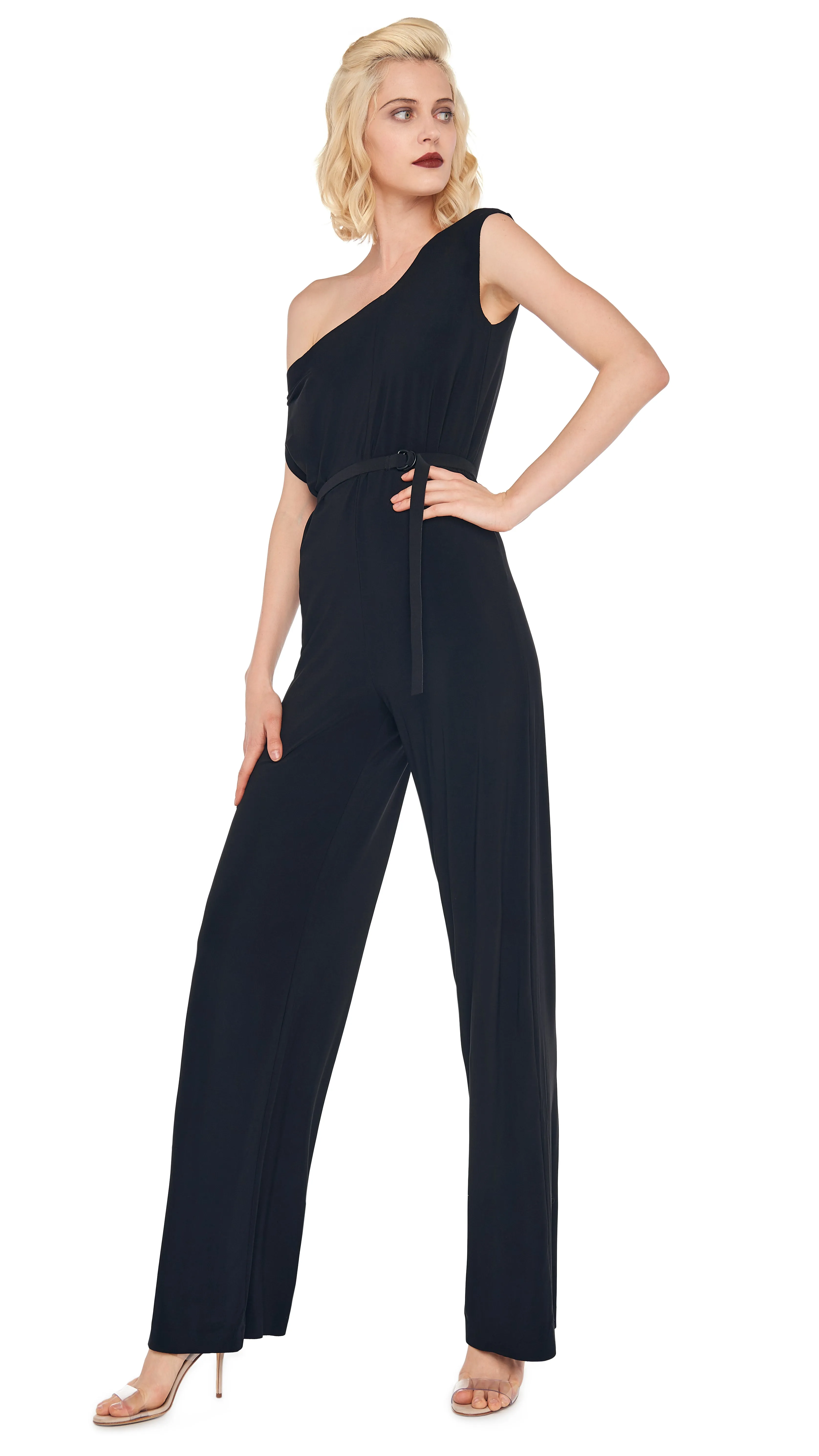 DROP SHOULDER JUMPSUIT sold by Norma Kamali product image thumbnail 5