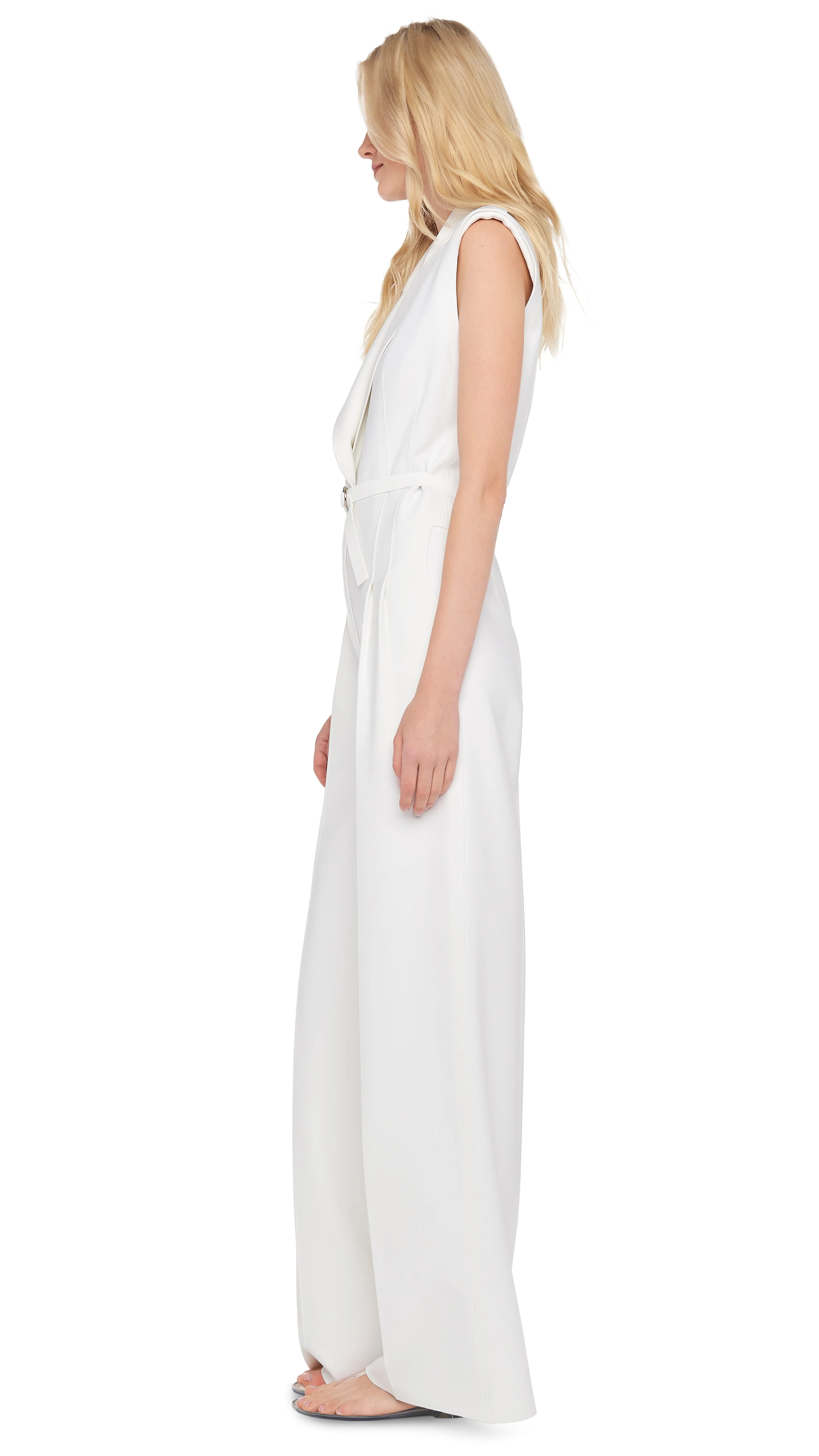 SLEEVELESS SB STRAIGHT LEG JUMPSUIT sold by Norma Kamali product image thumbnail 2