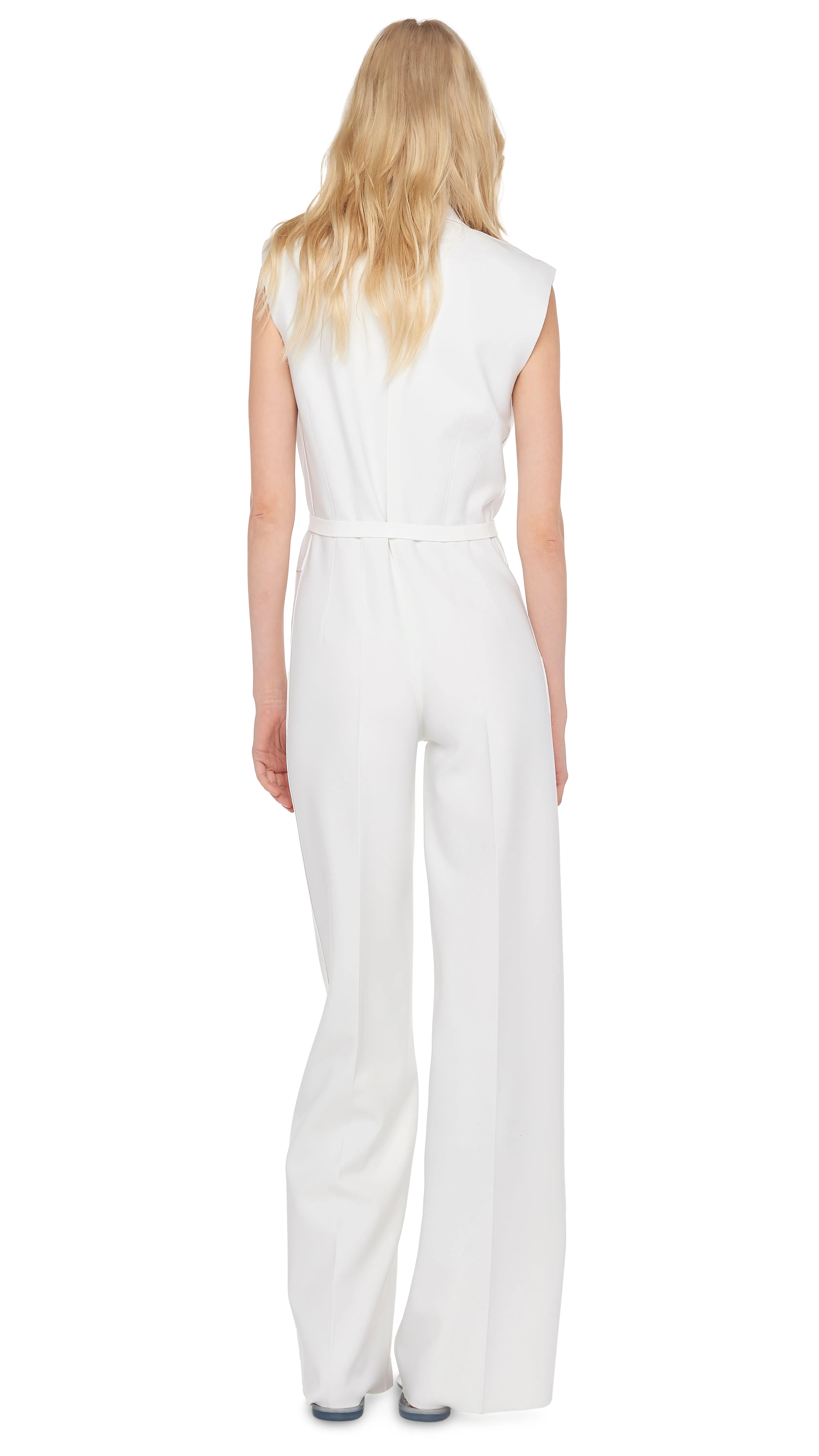 SLEEVELESS SB STRAIGHT LEG JUMPSUIT sold by Norma Kamali product image thumbnail 3
