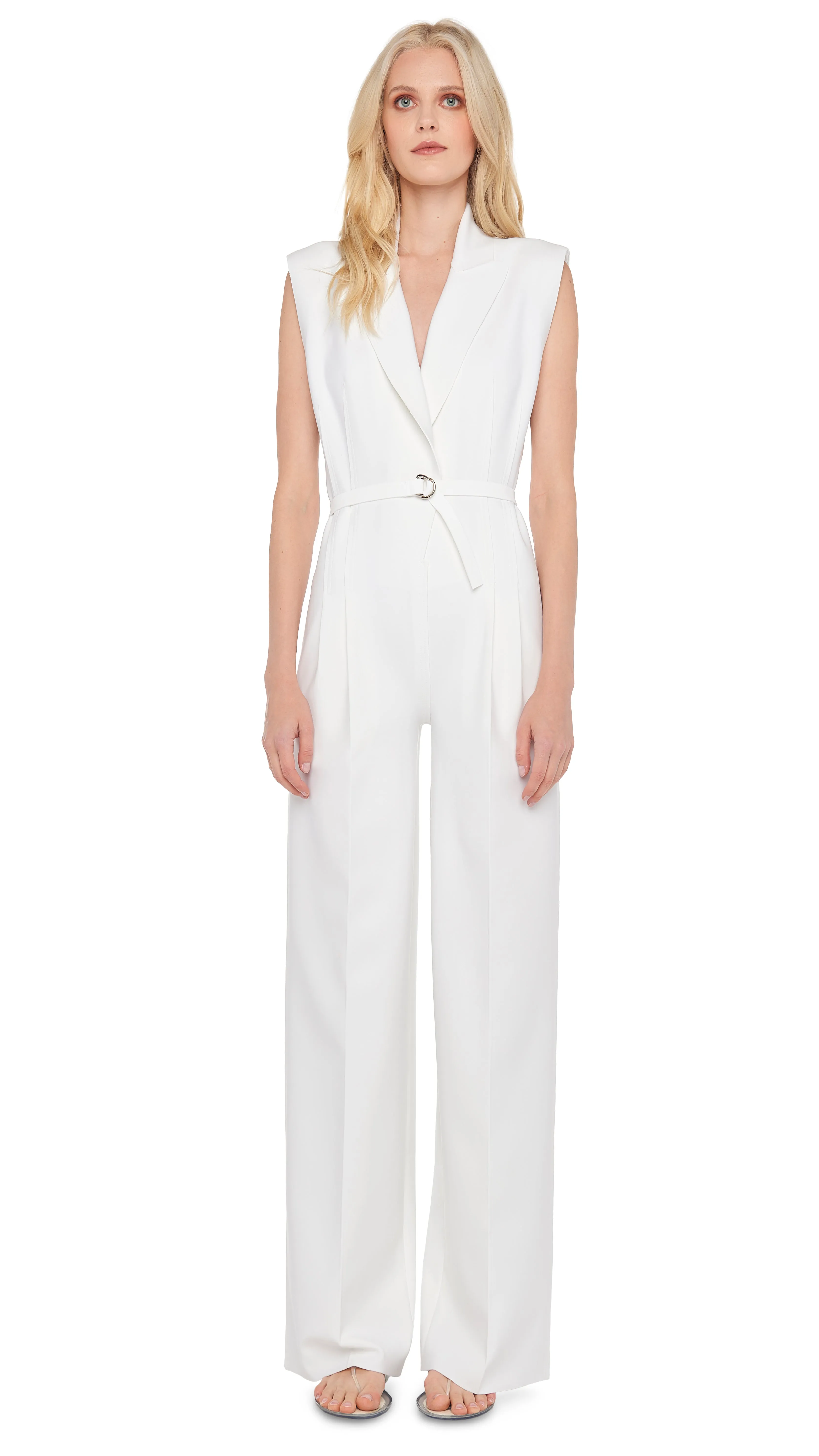 SLEEVELESS SB STRAIGHT LEG JUMPSUIT sold by Norma Kamali