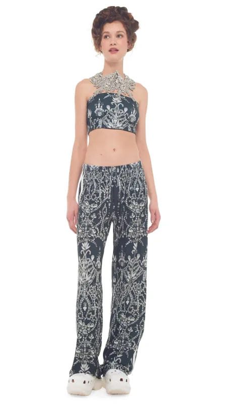 SIDE STRIPE BF SWEATPANT sold by Norma Kamali