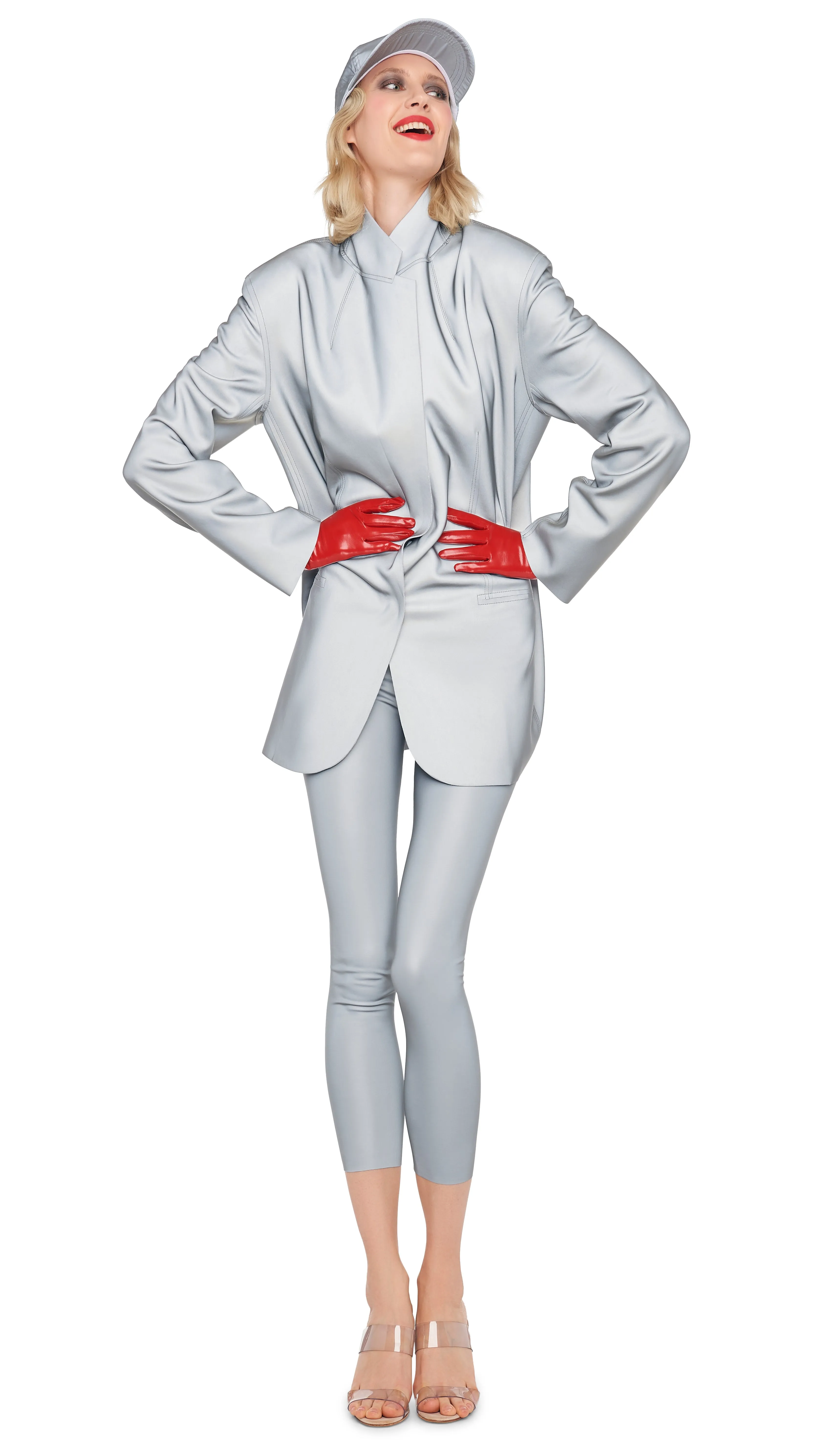 OVERSIZED SINGLE BREASTED JACKET sold by Norma Kamali product image thumbnail 4