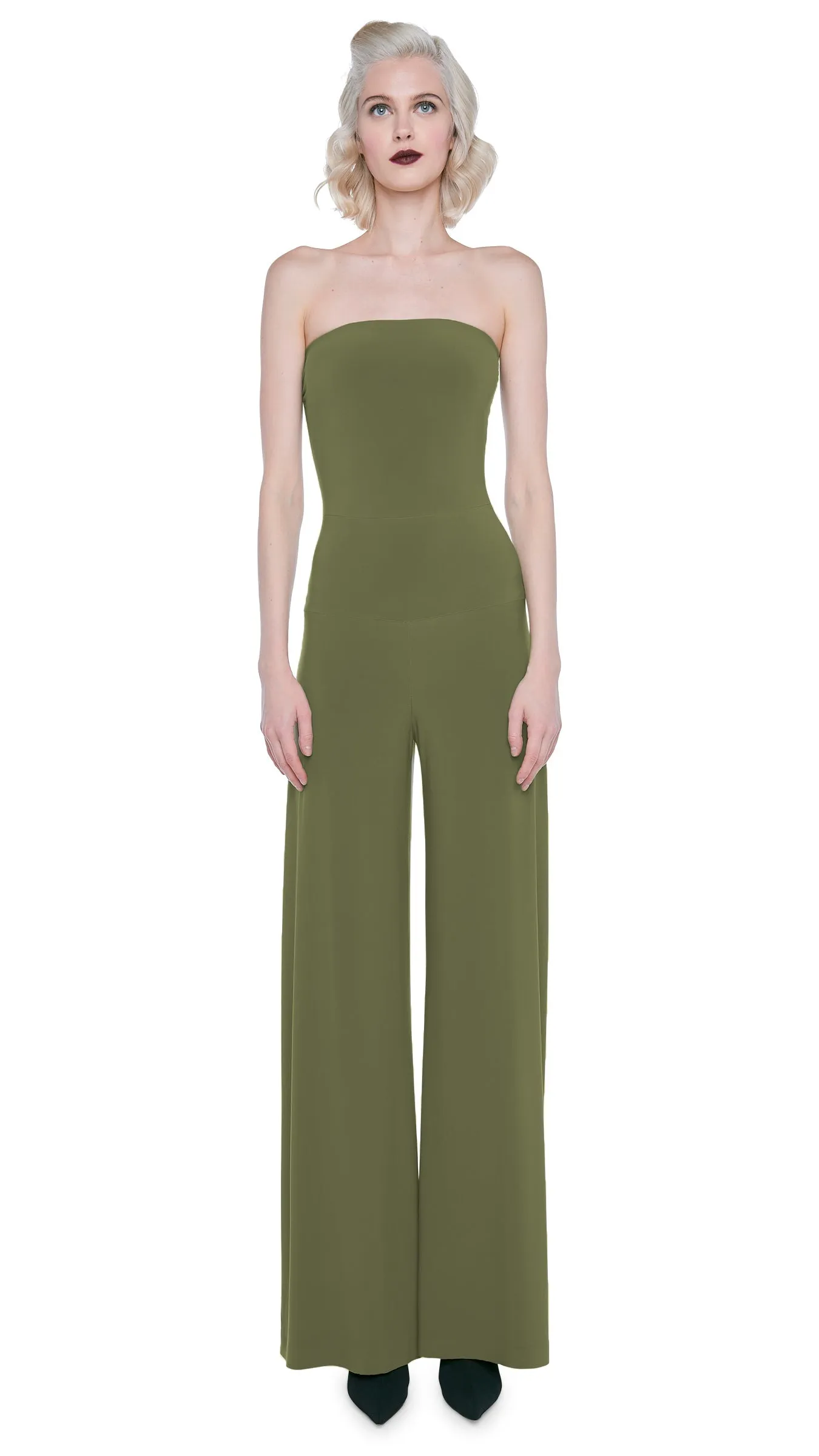 STRAPLESS ELEPHANT JUMPSUIT sold by Norma Kamali