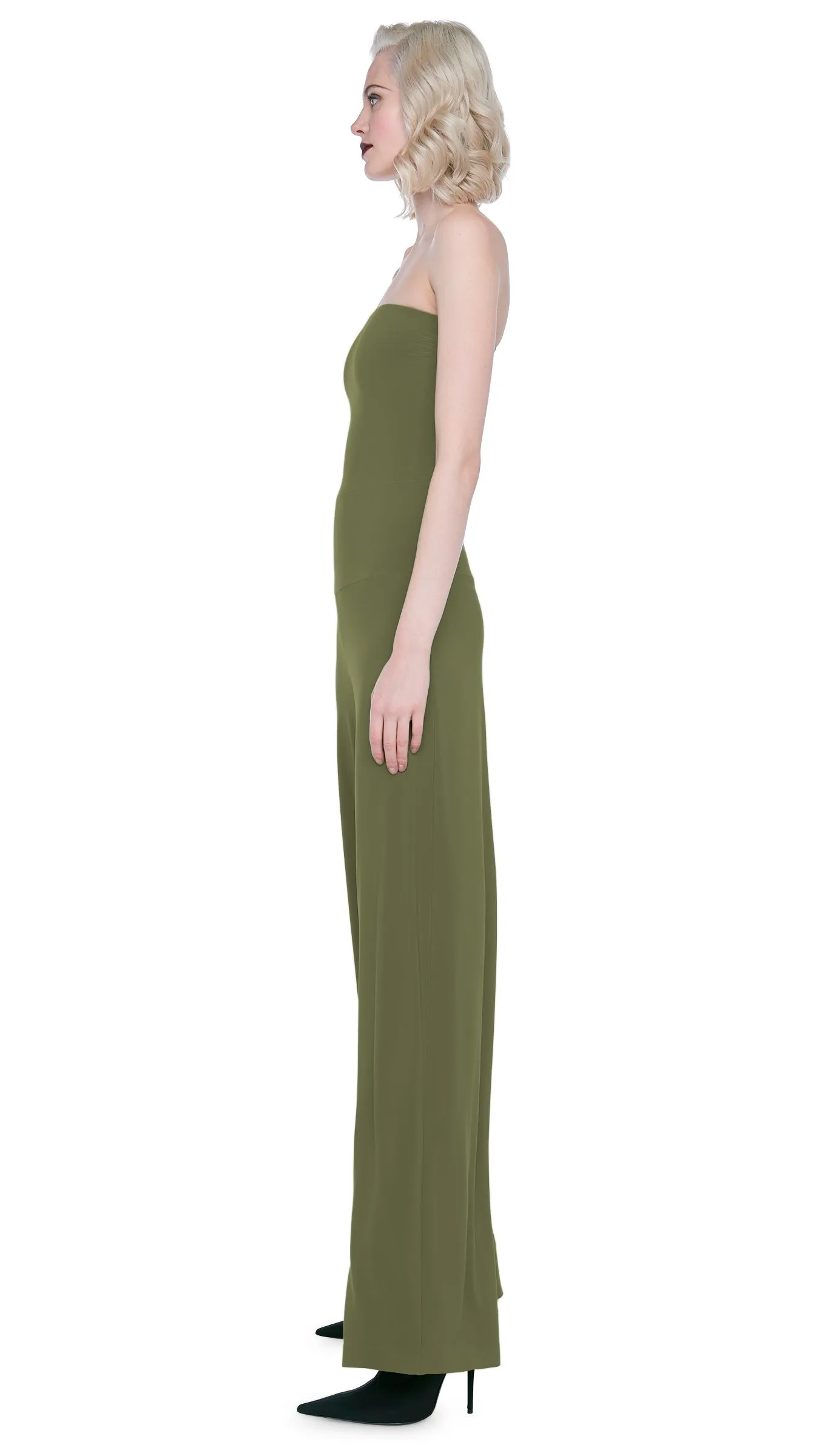 STRAPLESS ELEPHANT JUMPSUIT sold by Norma Kamali product image thumbnail 2