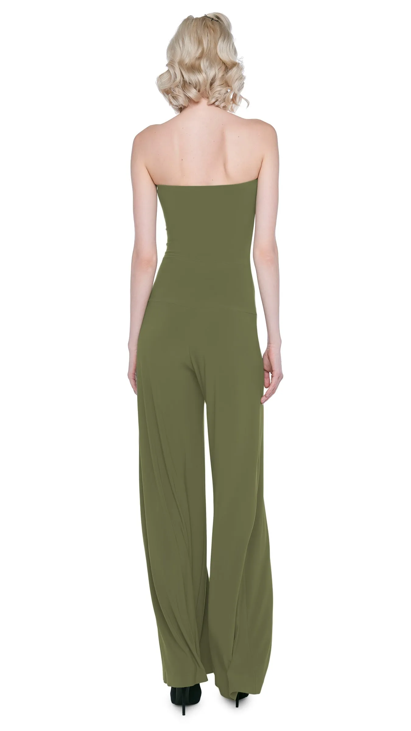 STRAPLESS ELEPHANT JUMPSUIT sold by Norma Kamali product image thumbnail 3