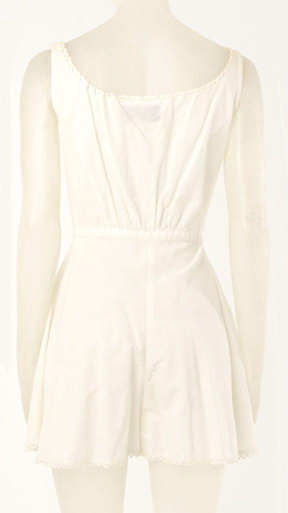 TANK JUMPSUIT WITH CROCHETED TRIM sold by Norma Kamali product image thumbnail 2