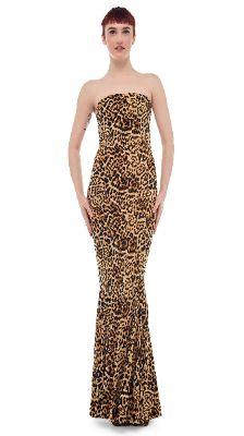 STRAPLESS FISHTAIL GOWN sold by Norma Kamali