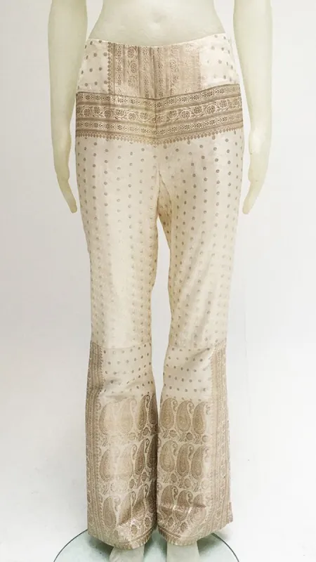 SARI FABRIC STRAIGHT LEG PANT sold by Norma Kamali