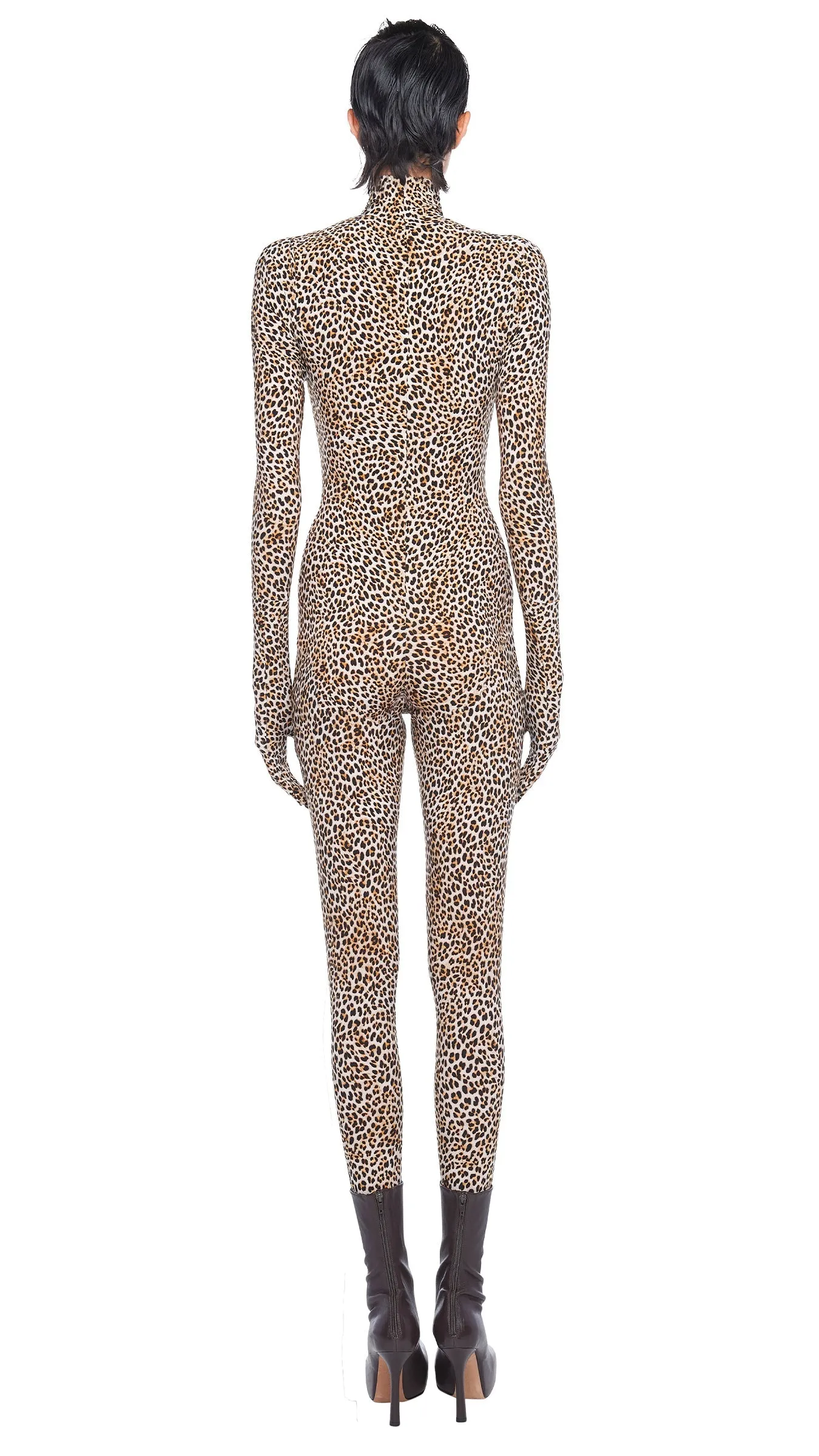 TURTLE CATSUIT W/ FOOTSIE sold by Norma Kamali product image thumbnail 3