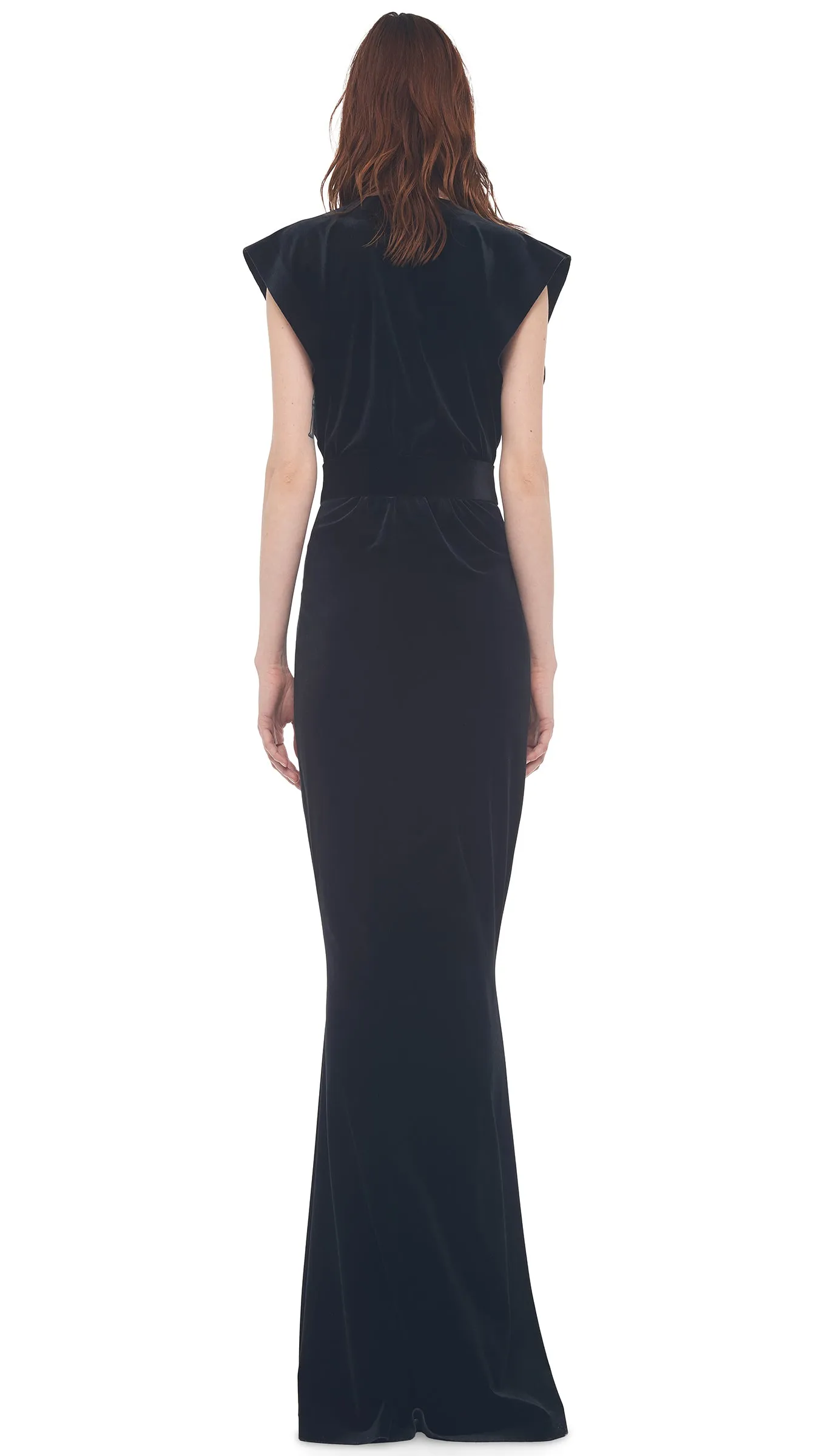 V NECK RECTANGLE GOWN sold by Norma Kamali product image thumbnail 3