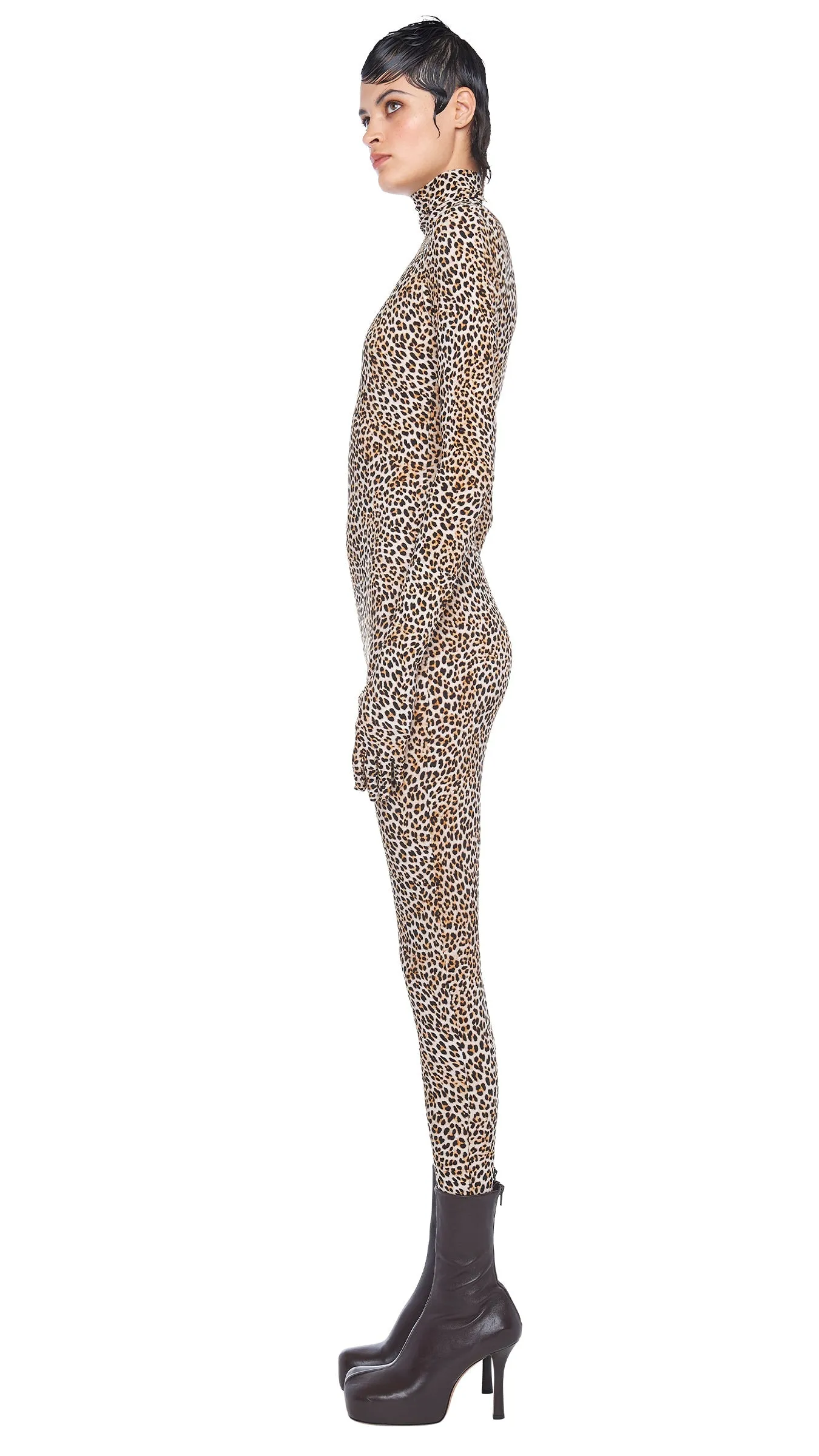 TURTLE CATSUIT W/ FOOTSIE sold by Norma Kamali product image thumbnail 2