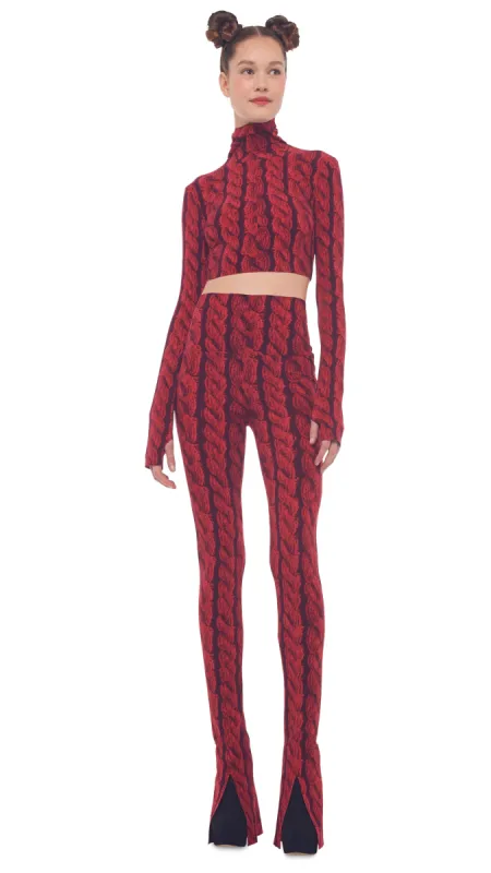 CROPPED TURTLE TOP sold by Norma Kamali