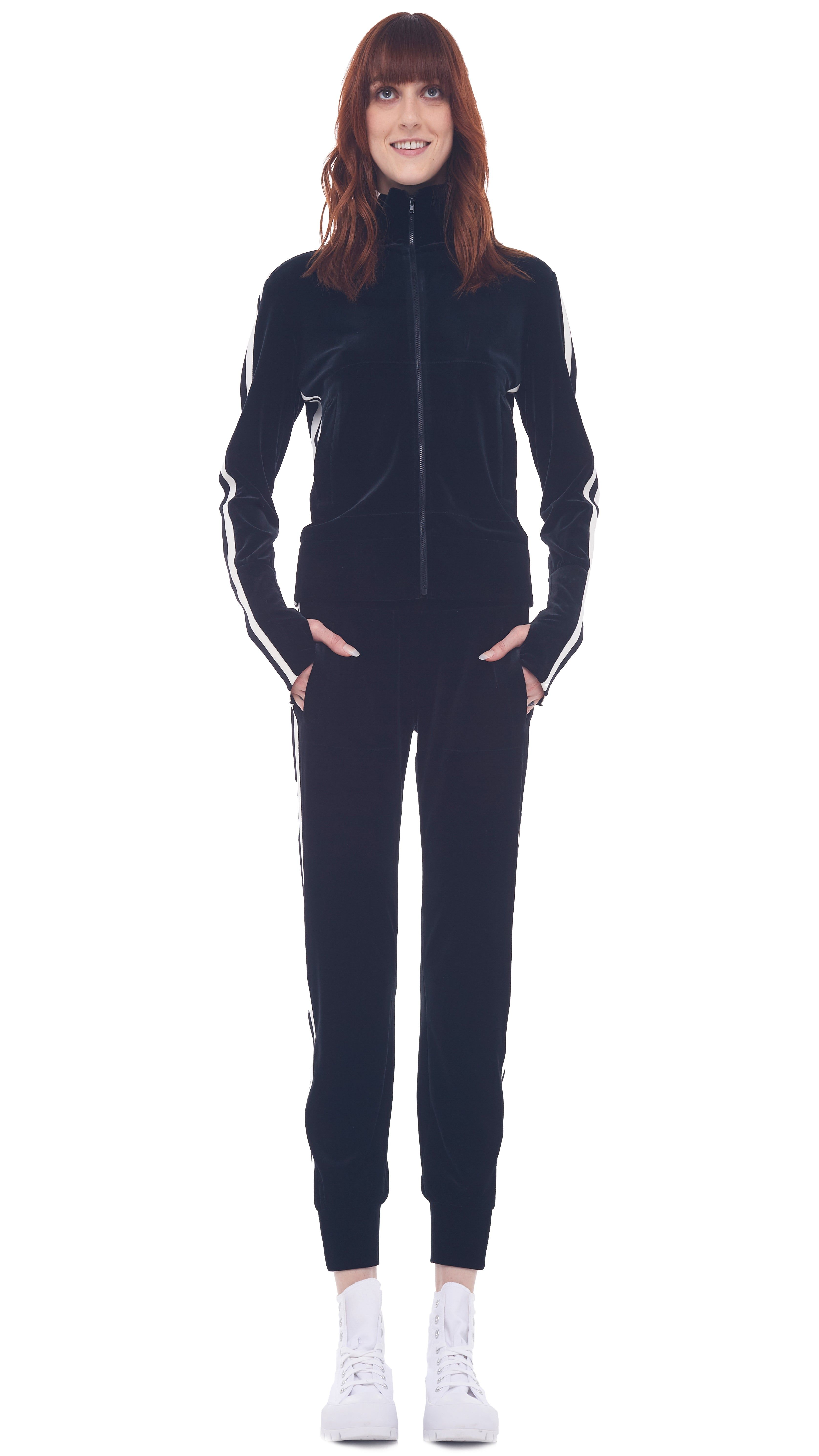SIDE STRIPE JOG PANT sold by Norma Kamali product image thumbnail 2