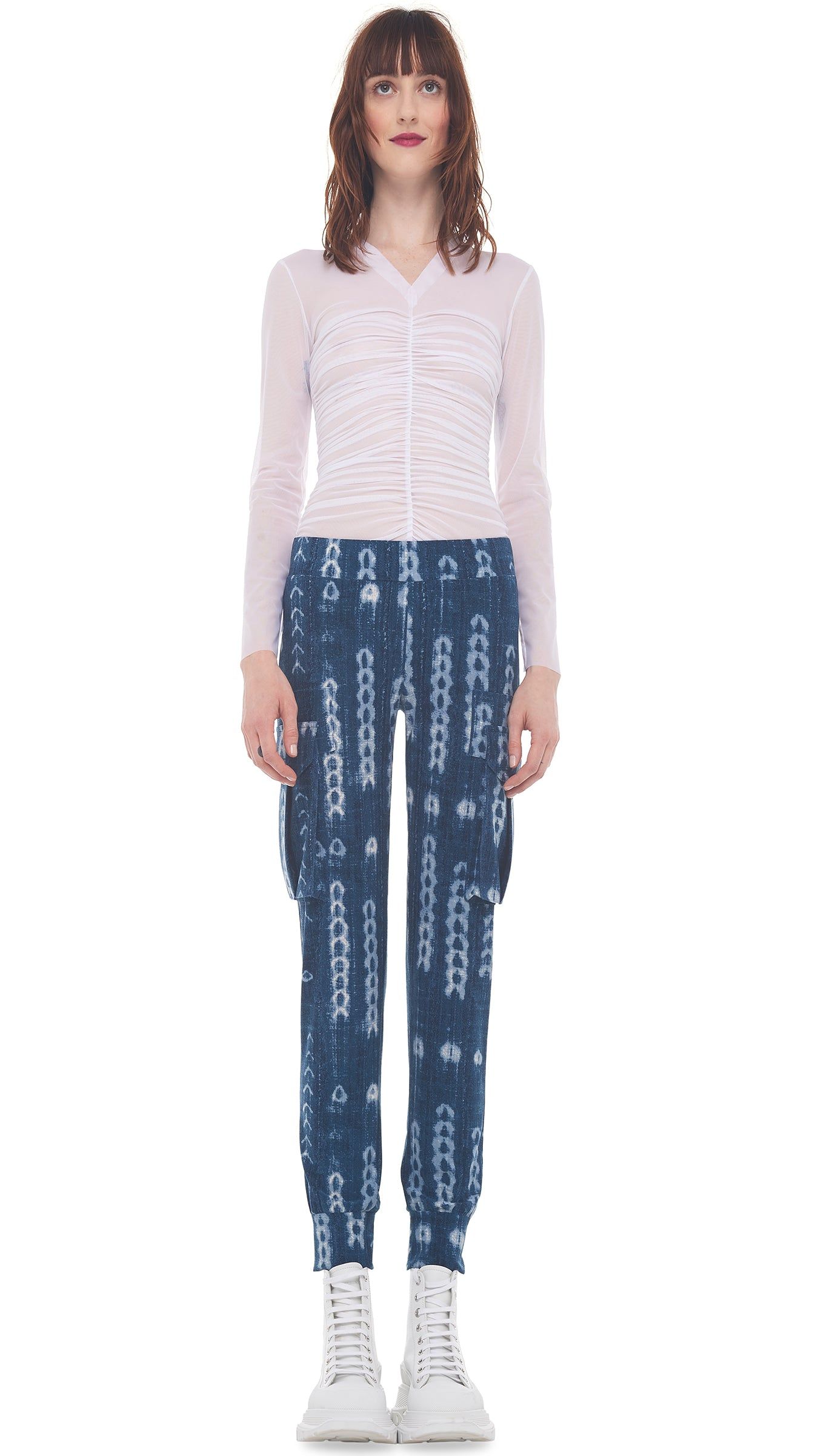 V NECK SLINKY TOP sold by Norma Kamali