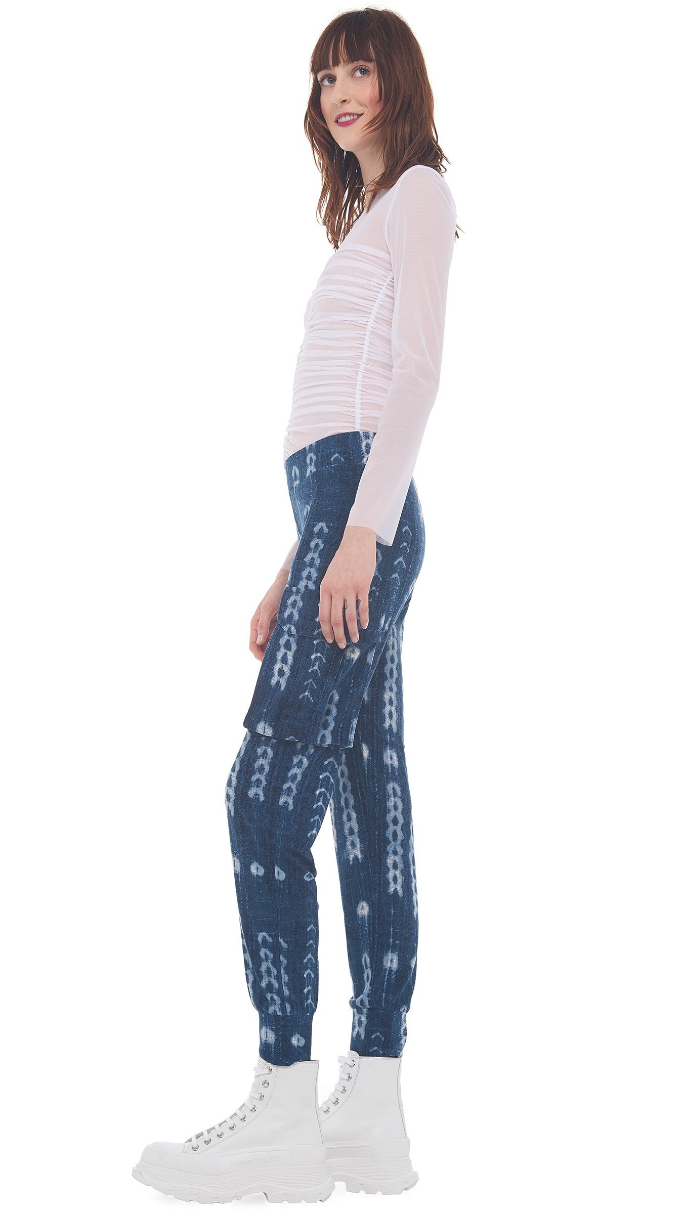 V NECK SLINKY TOP sold by Norma Kamali product image thumbnail 2