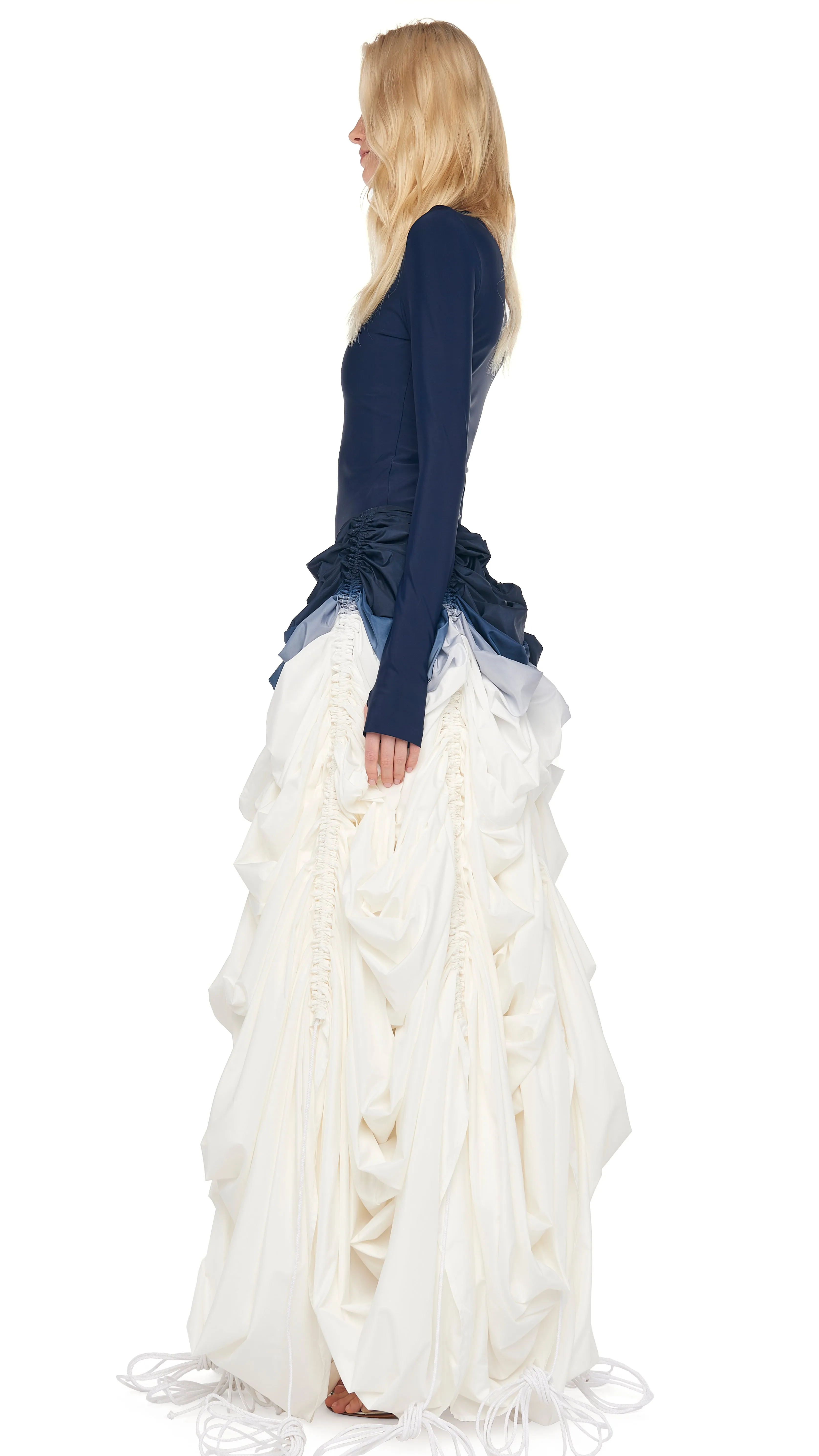 LONG SLEEVE CREW TOP sold by Norma Kamali product image thumbnail 2