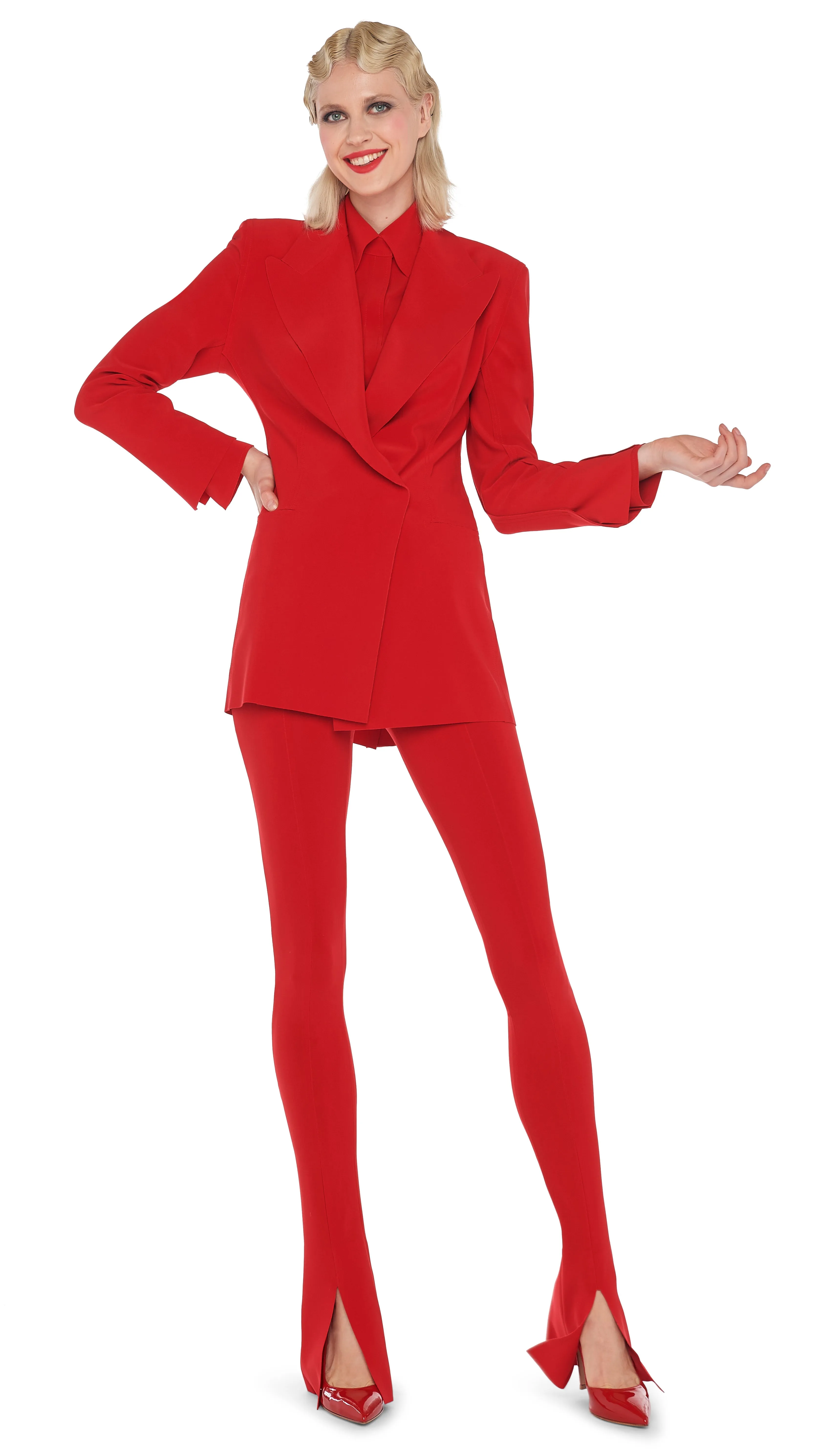 CLASSIC DOUBLE BREASTED JACKET sold by Norma Kamali product image thumbnail 4