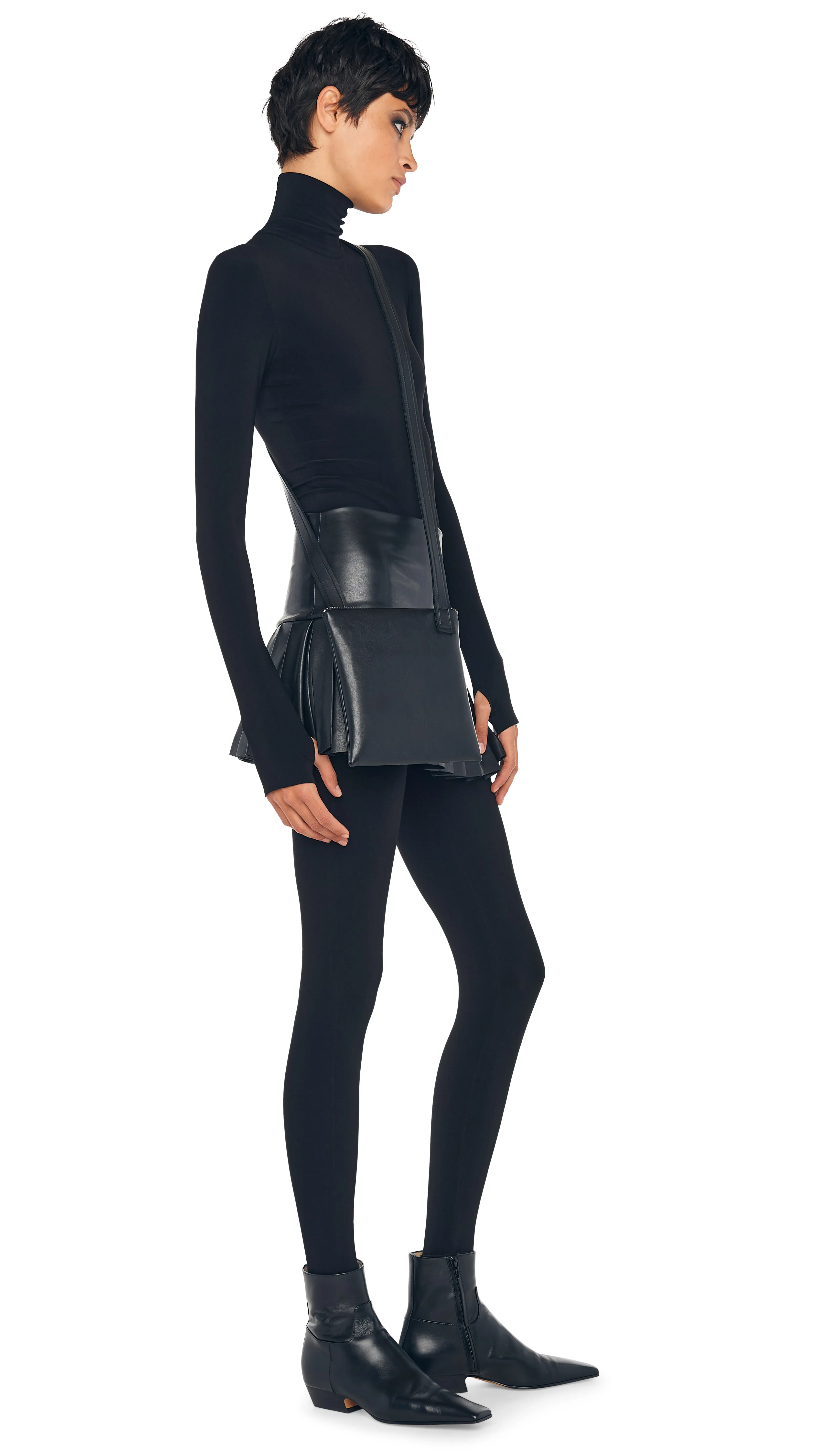 PLEATED PICKLEBALL SKIRT sold by Norma Kamali product image thumbnail 4