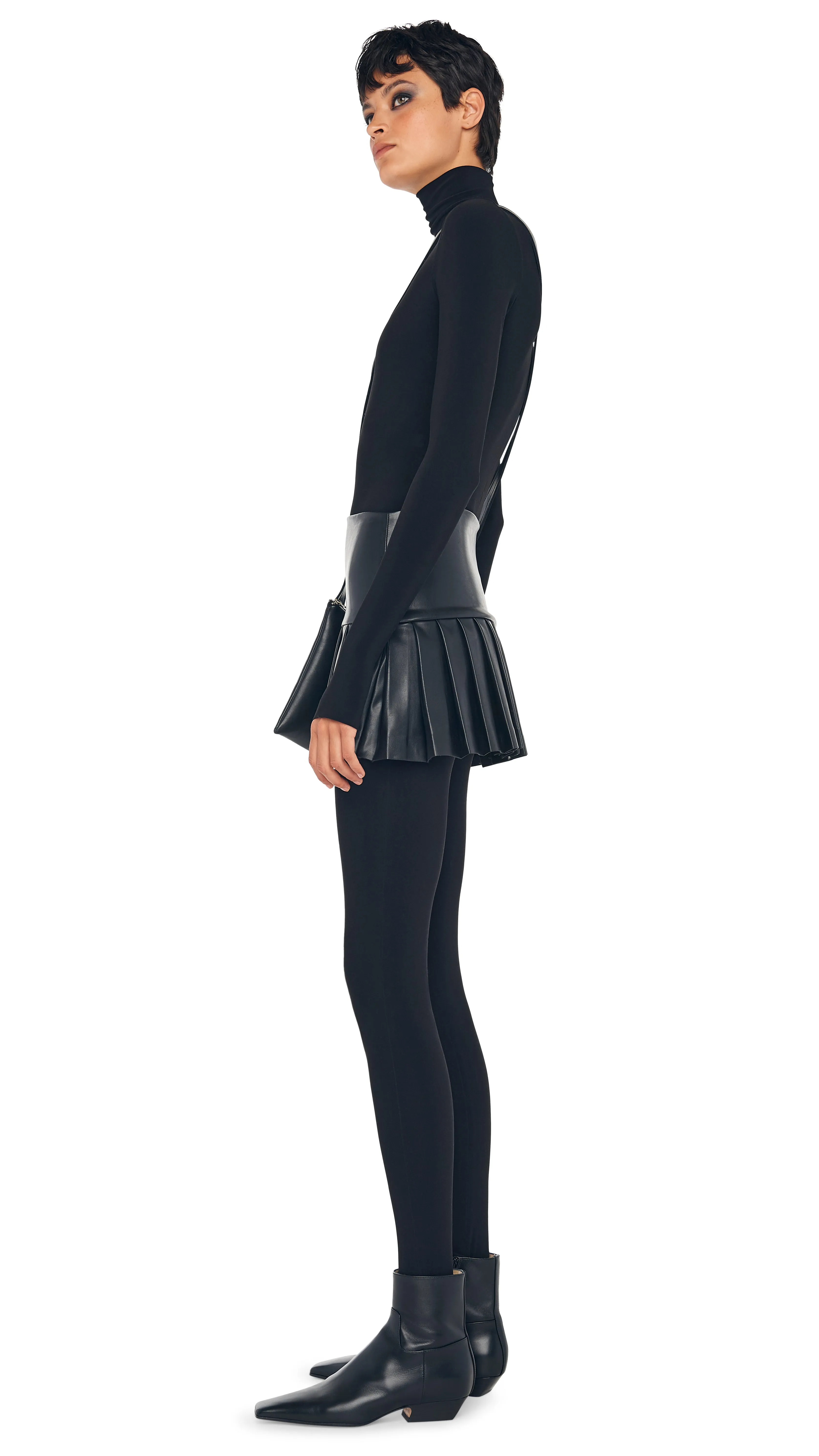 PLEATED PICKLEBALL SKIRT sold by Norma Kamali product image thumbnail 2