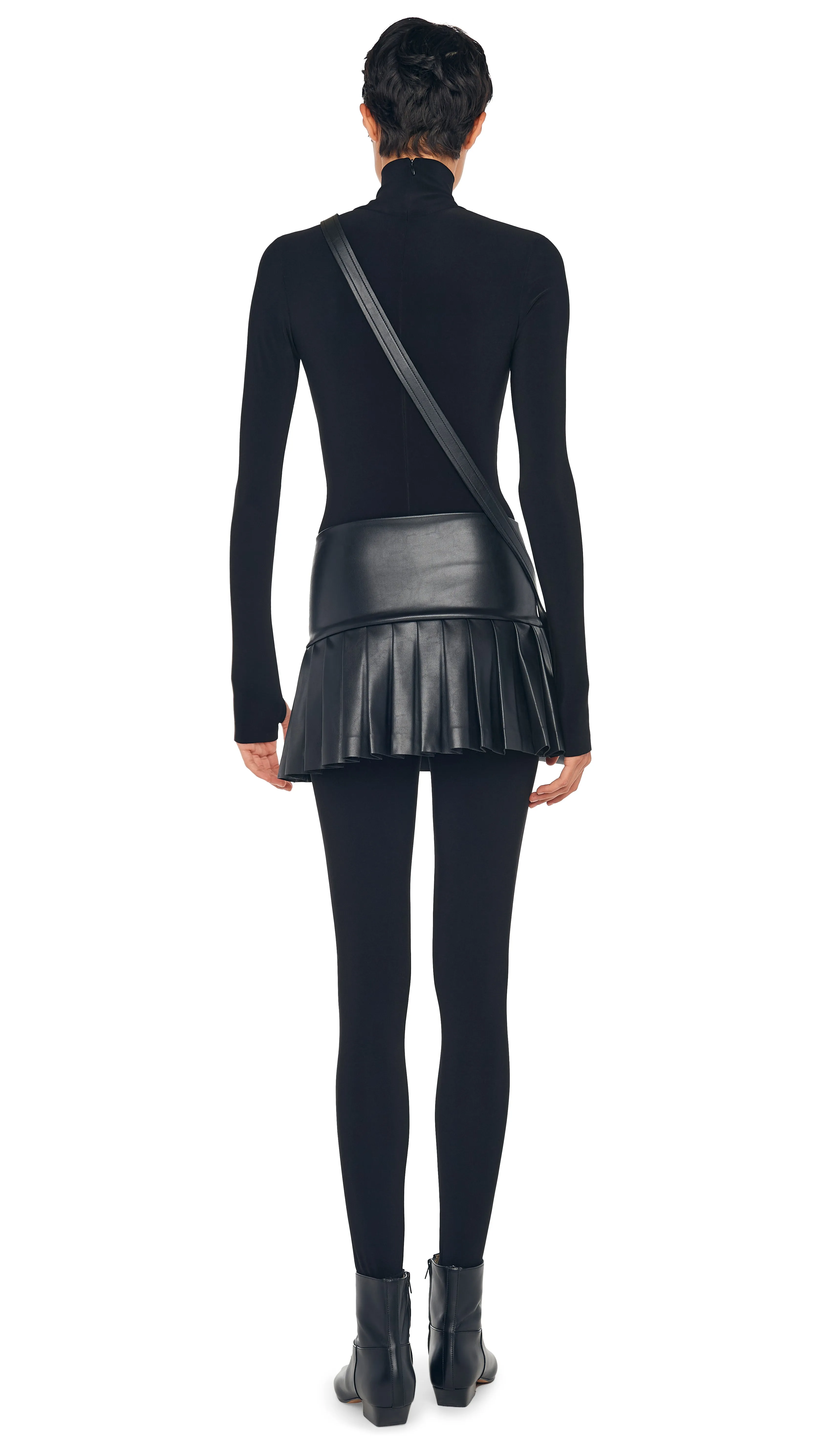 PLEATED PICKLEBALL SKIRT sold by Norma Kamali product image thumbnail 3