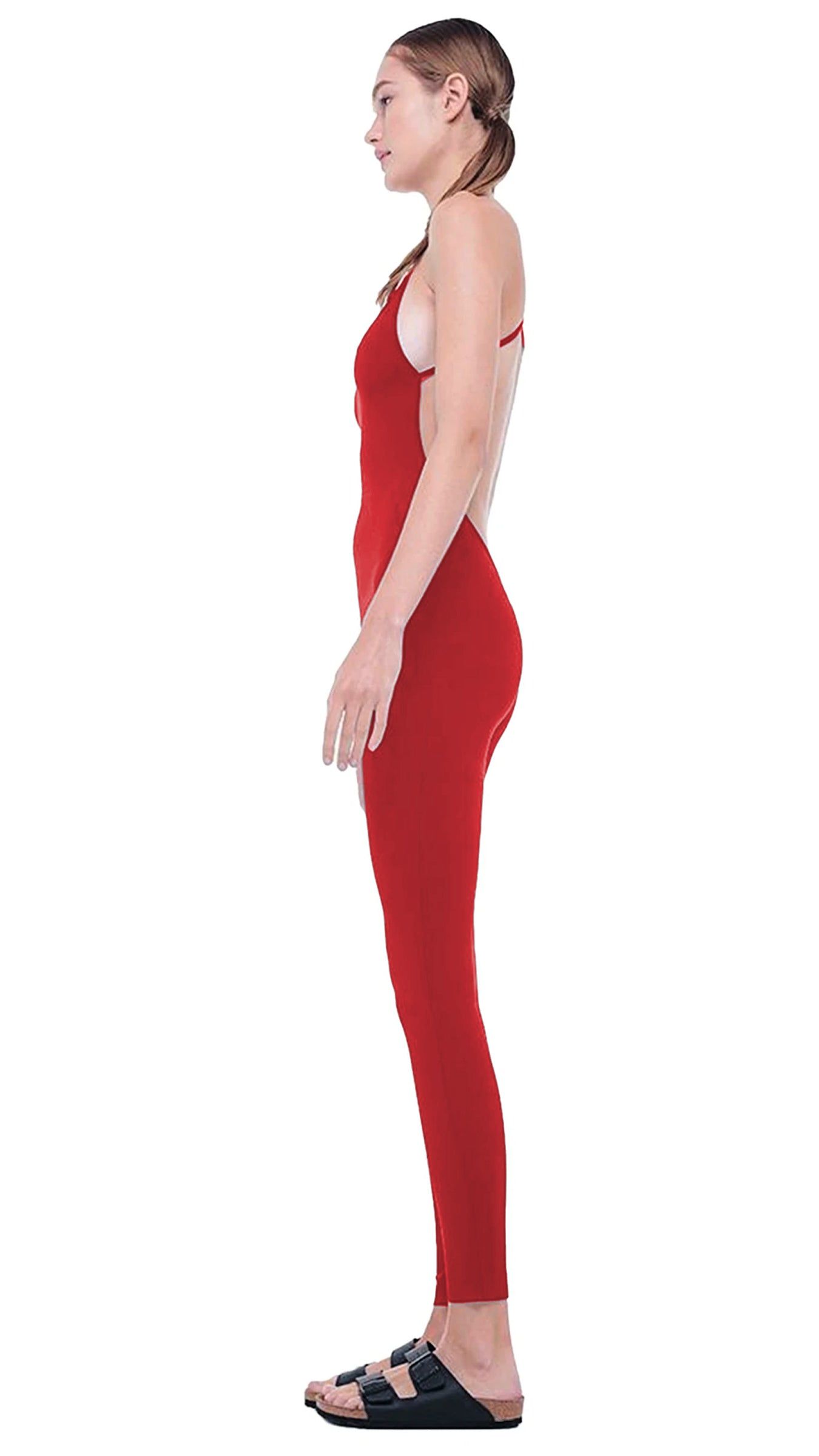 LOW BACK FARA SLIP CATSUIT sold by Norma Kamali product image thumbnail 2