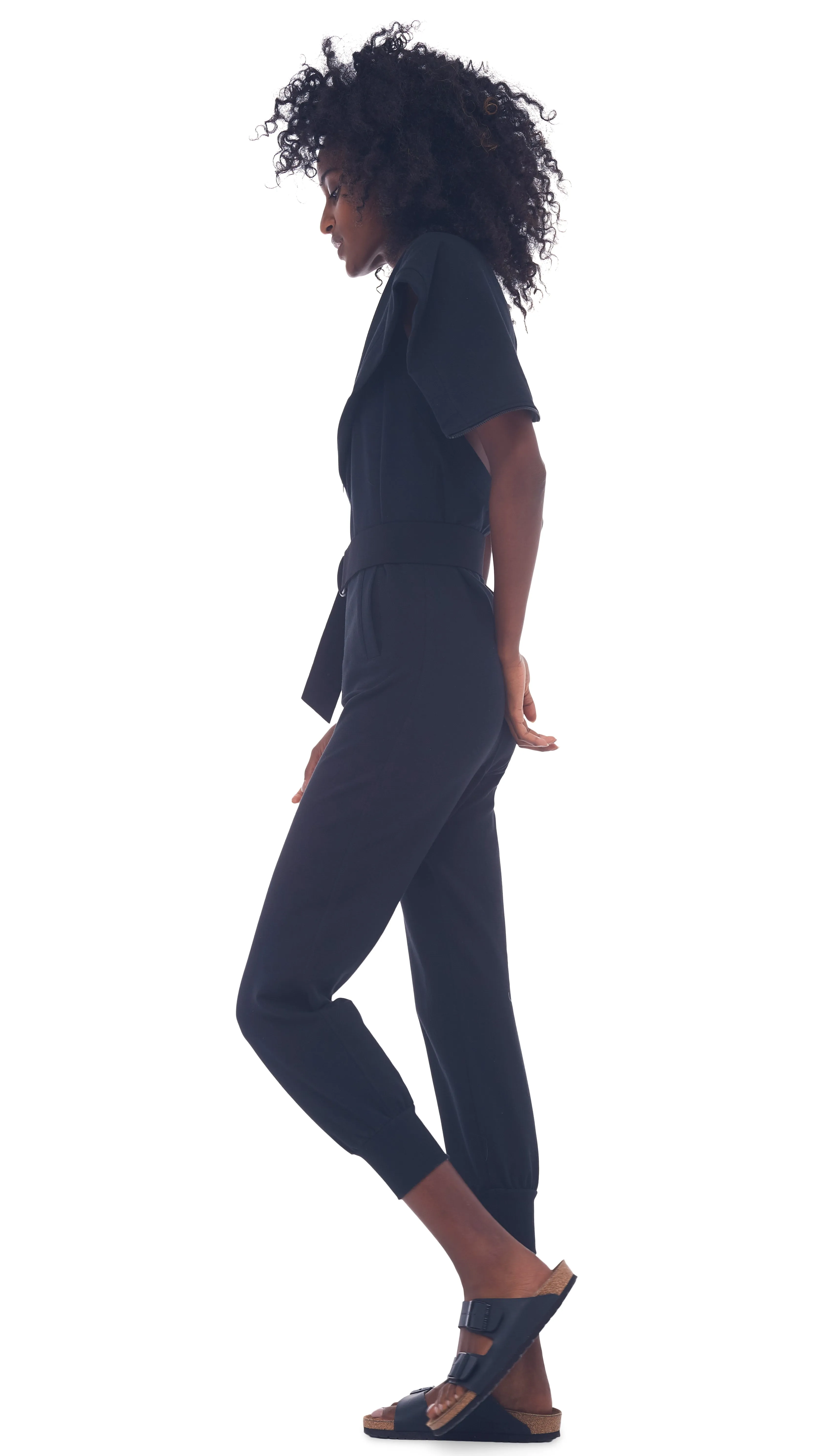 HALTER ZIP HOODIE JUMPSUIT sold by Norma Kamali product image thumbnail 2