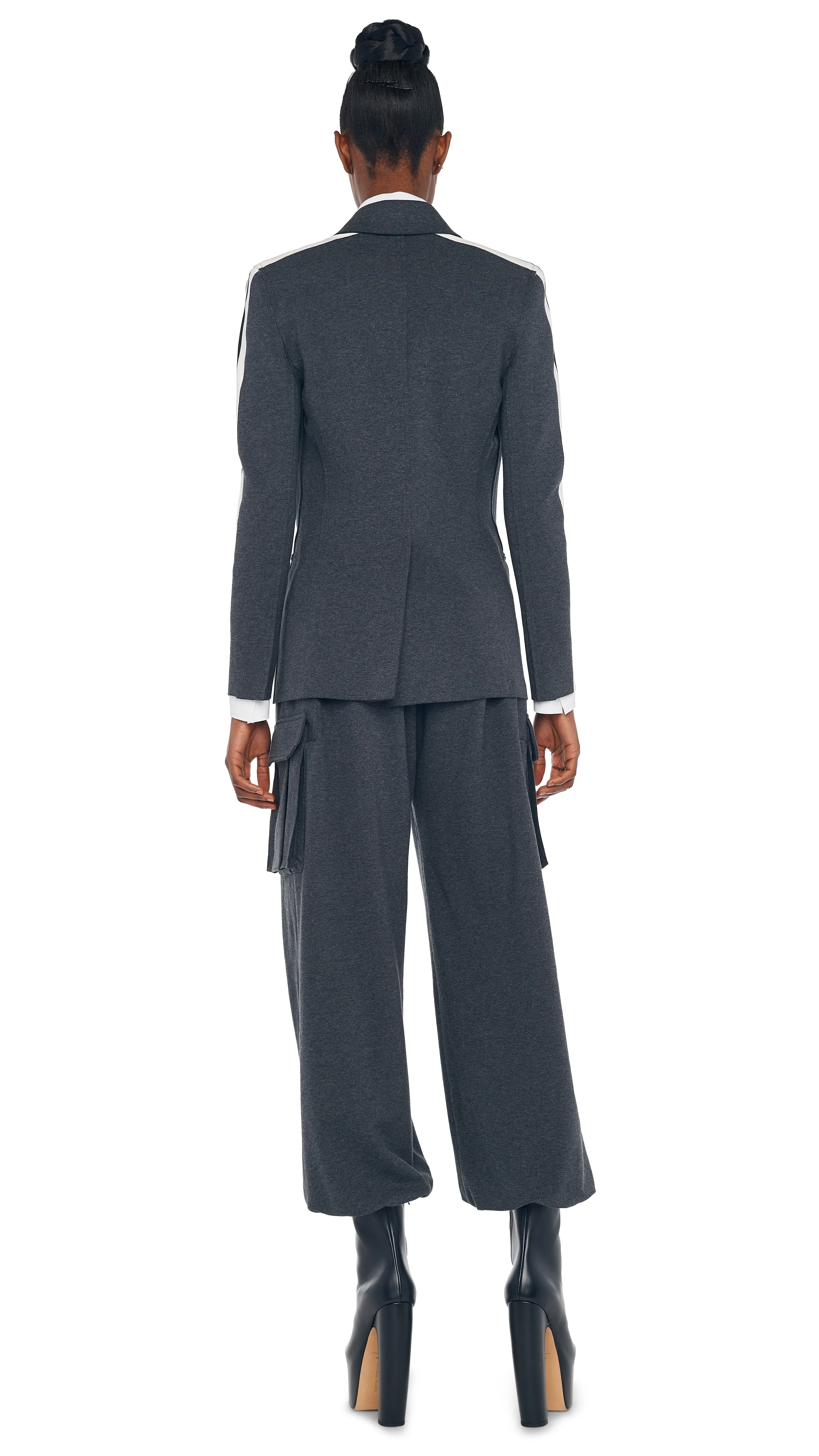 SINGLE BREASTED JACKET sold by Norma Kamali product image thumbnail 3