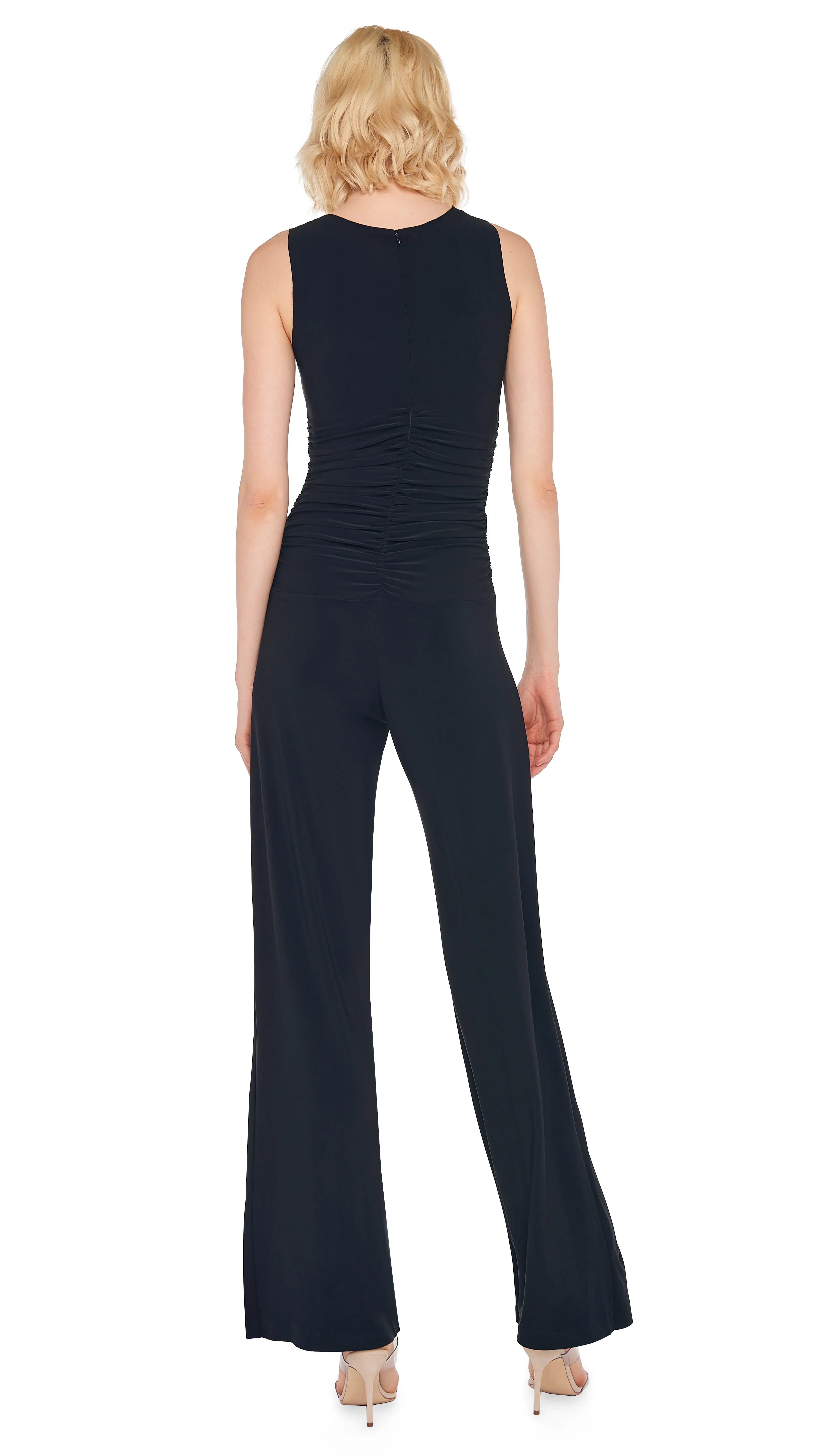 SHIRRED WAIST JUMPSUIT sold by Norma Kamali product image thumbnail 3