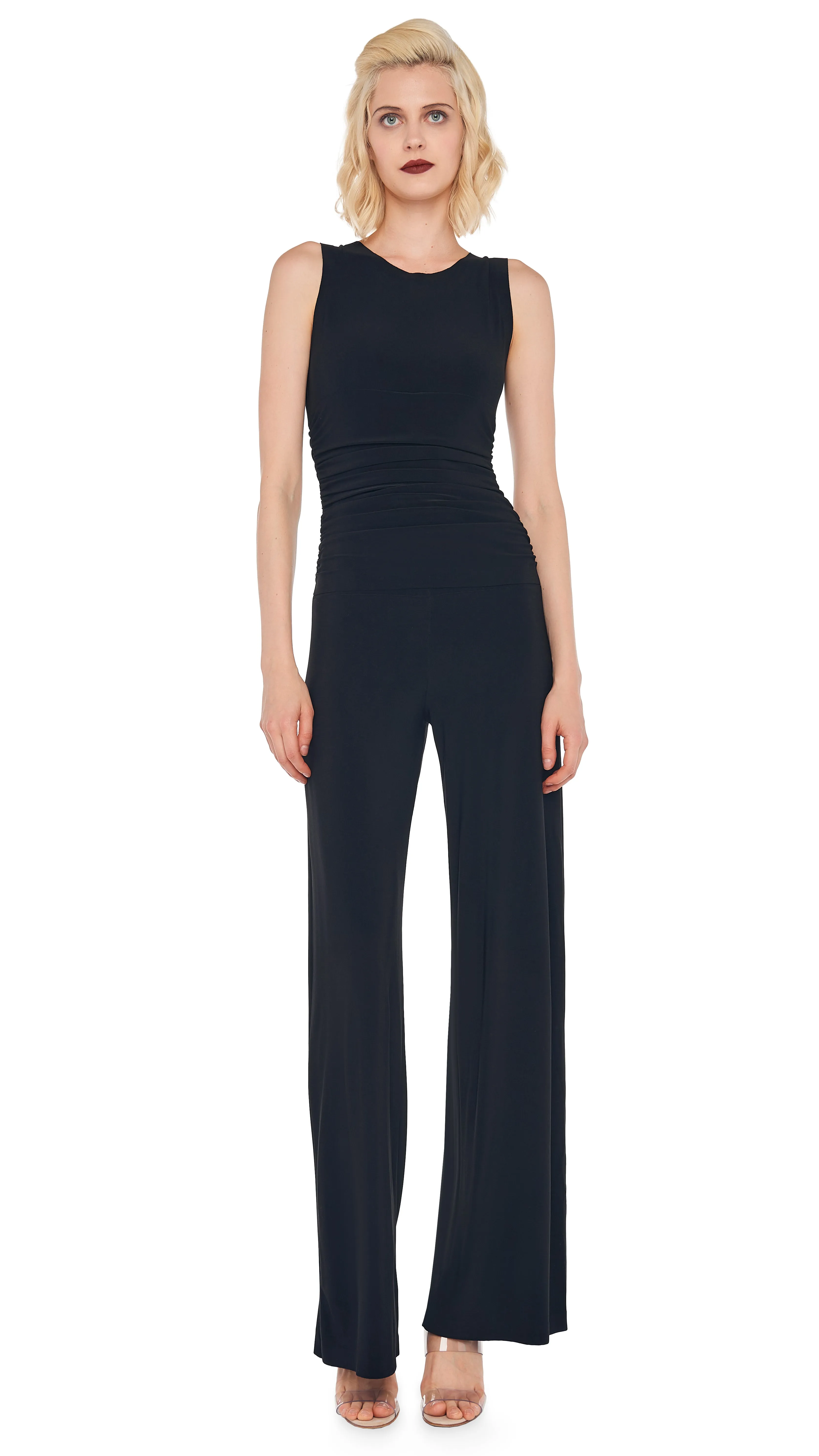 SHIRRED WAIST JUMPSUIT sold by Norma Kamali