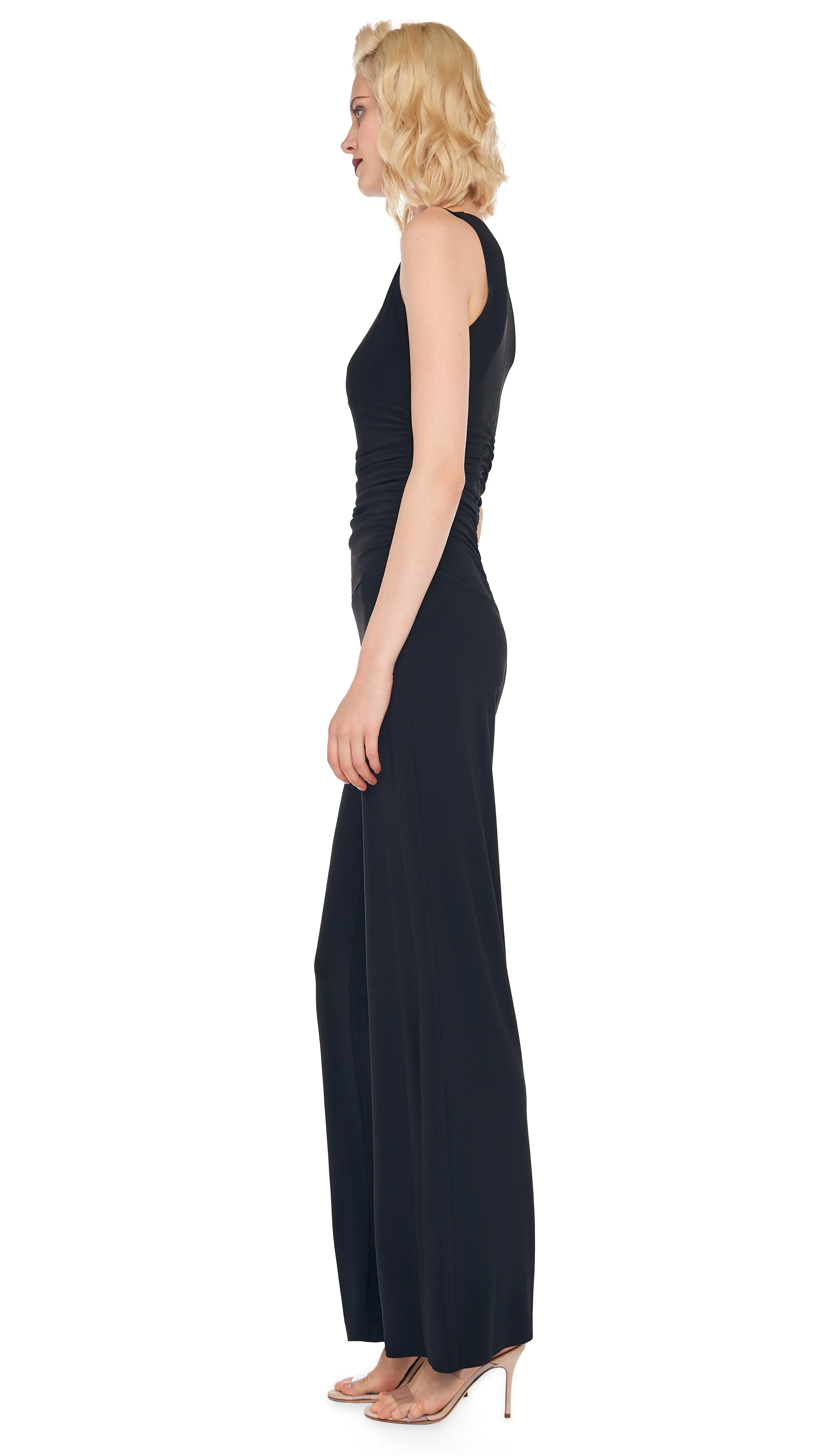 SHIRRED WAIST JUMPSUIT sold by Norma Kamali product image thumbnail 2
