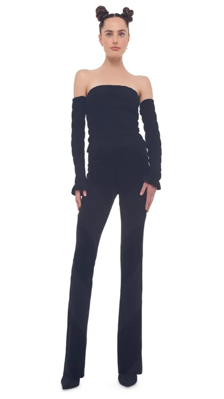 ELASTIC TUBE TOP W/ SLEEVES sold by Norma Kamali