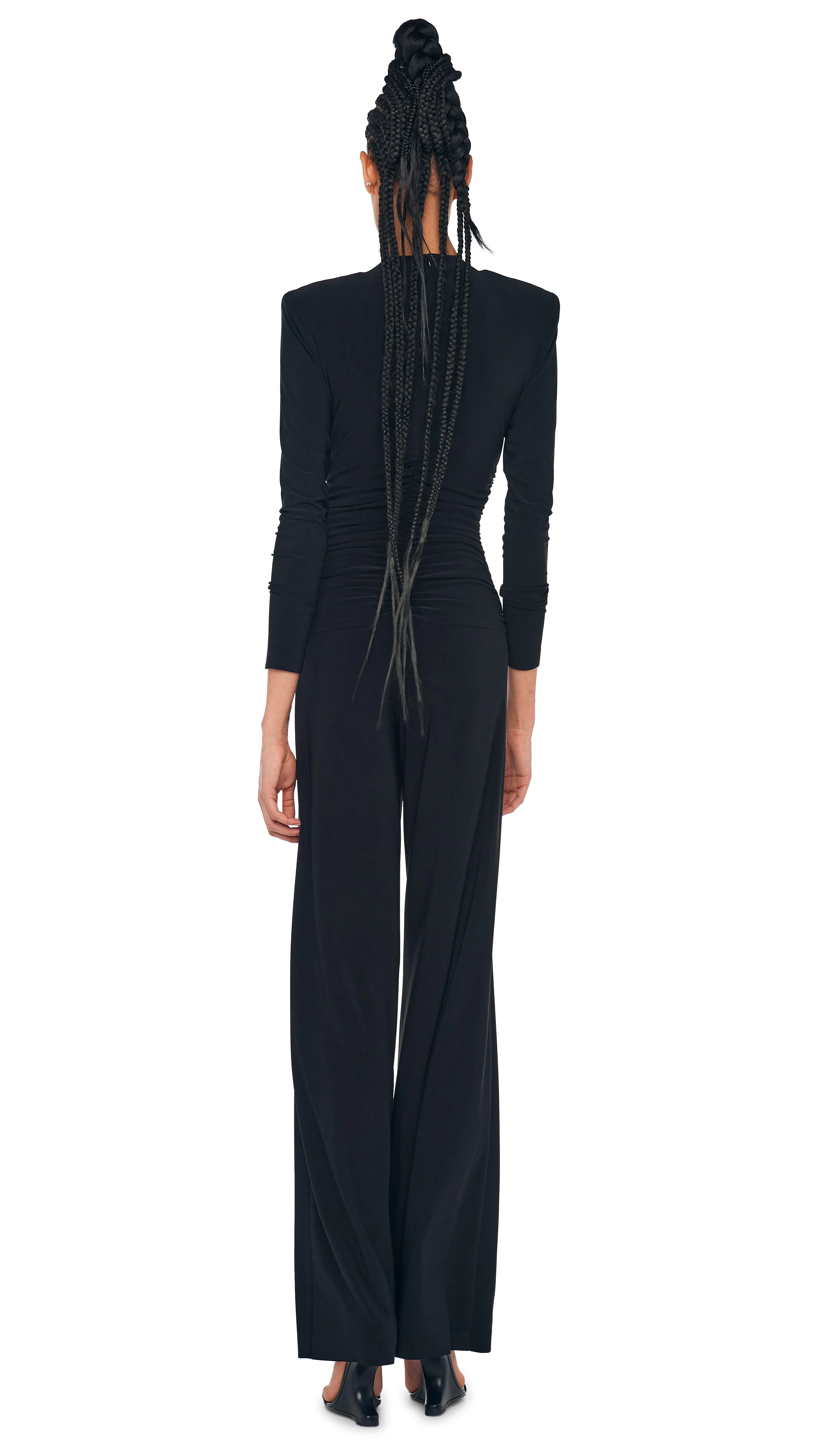 SHOULDER PAD JUMPSUIT sold by Norma Kamali product image thumbnail 3