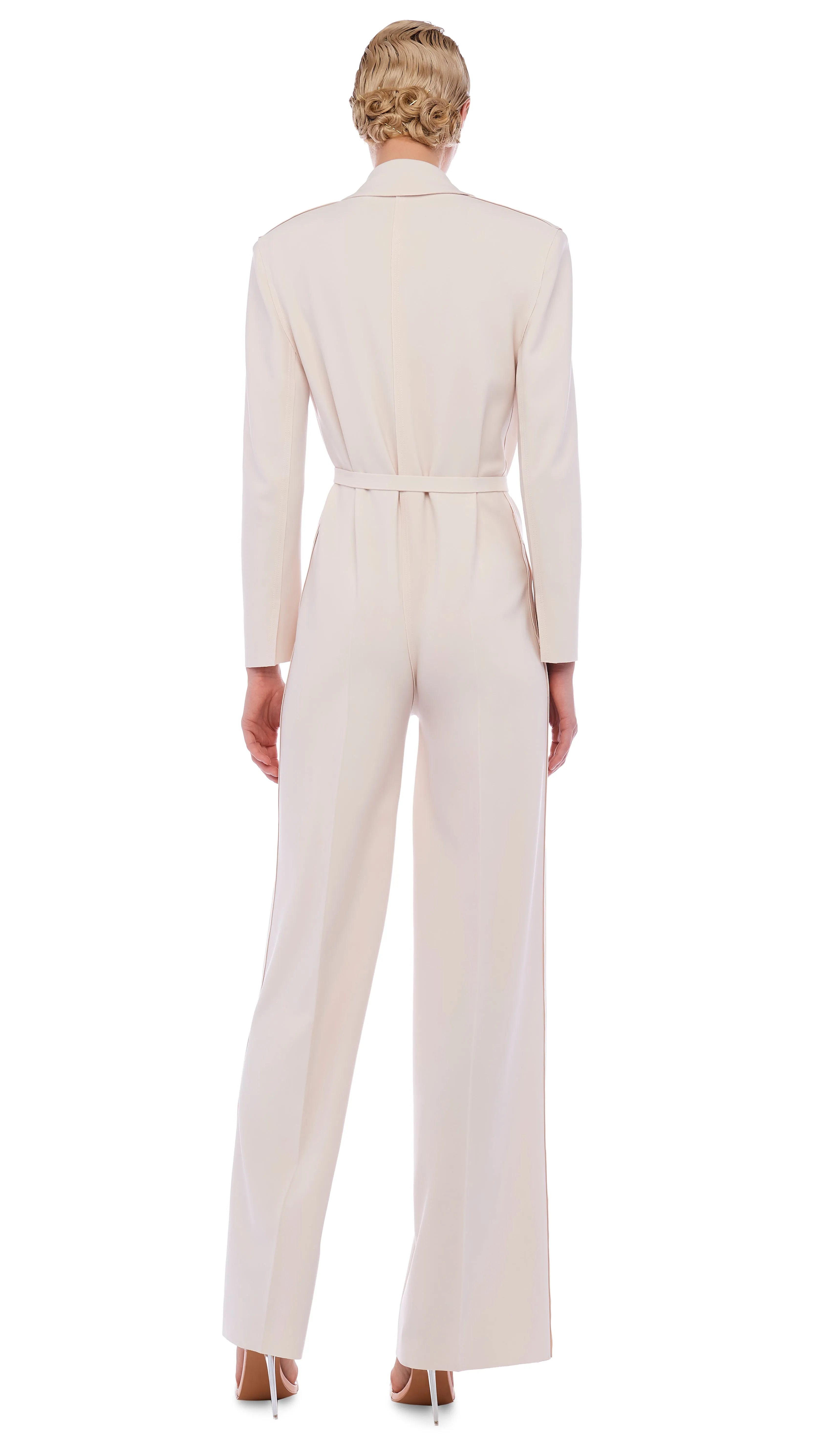 SINGLE BREASTED JUMPSUIT sold by Norma Kamali product image thumbnail 3
