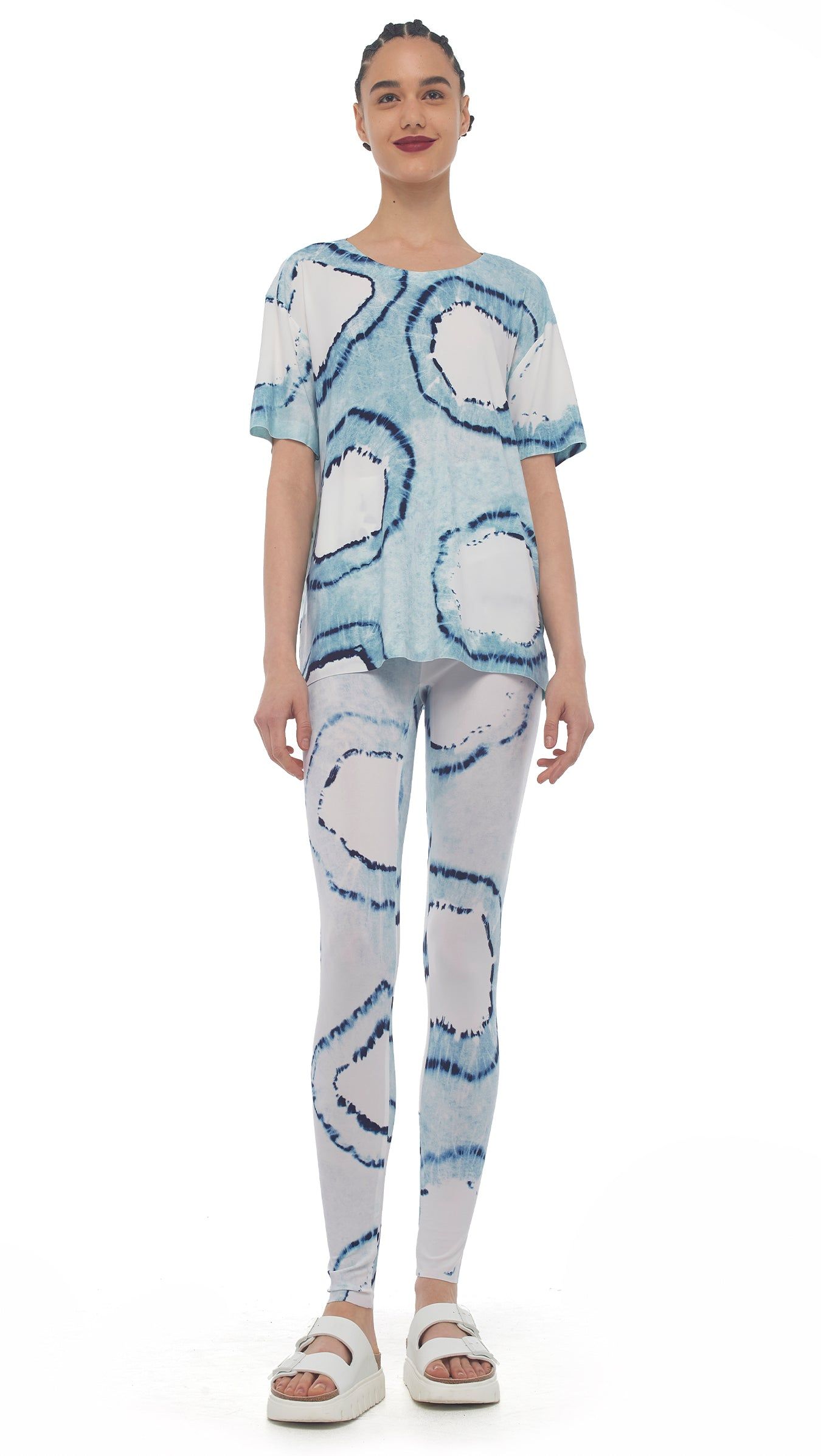 SHORT SLEEVE BOXY TOP sold by Norma Kamali