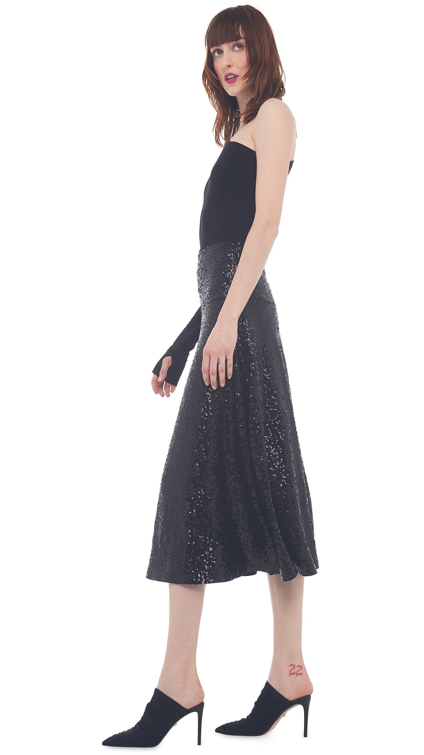 ONE SLEEVE TOP sold by Norma Kamali product image thumbnail 2