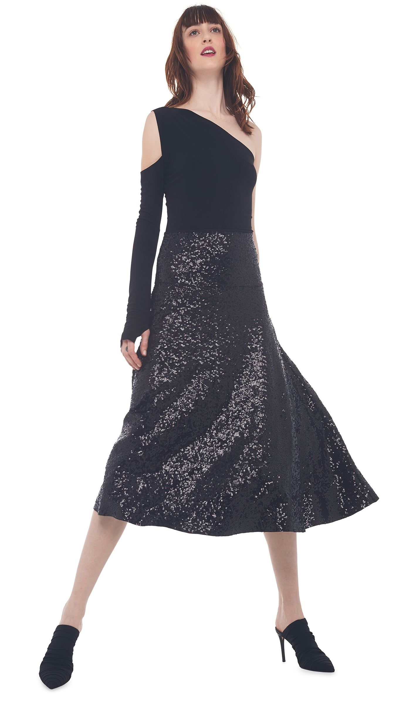 ONE SLEEVE TOP sold by Norma Kamali product image thumbnail 4