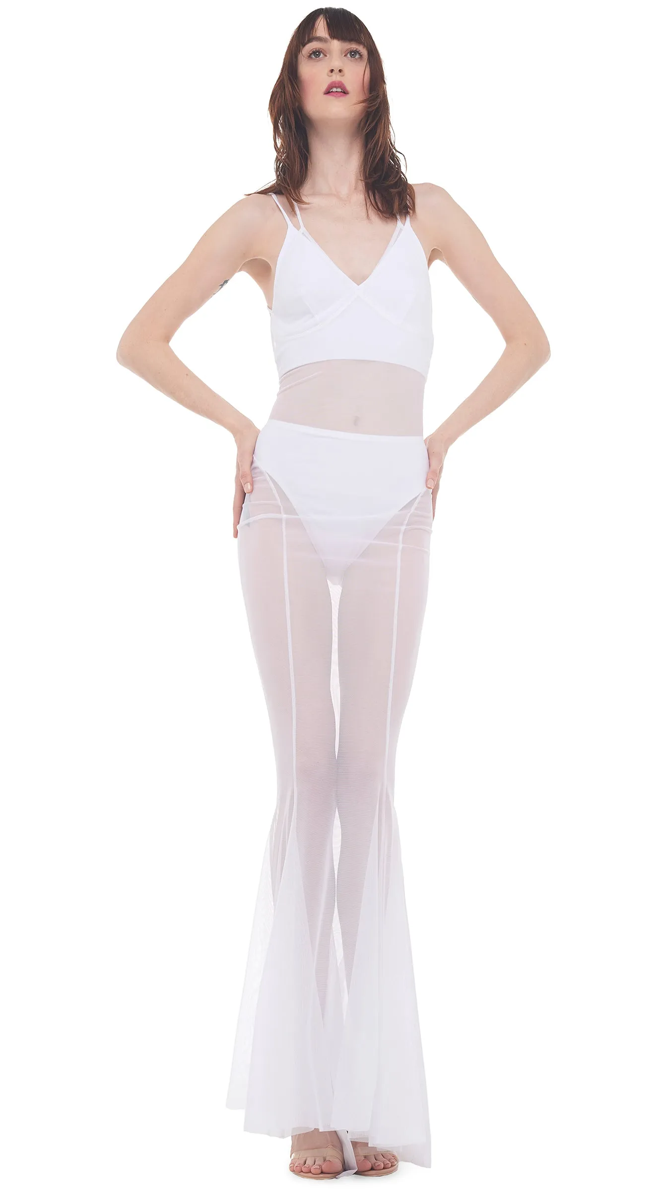 LOW BACK FISHTAIL GOWN sold by Norma Kamali product image thumbnail 4