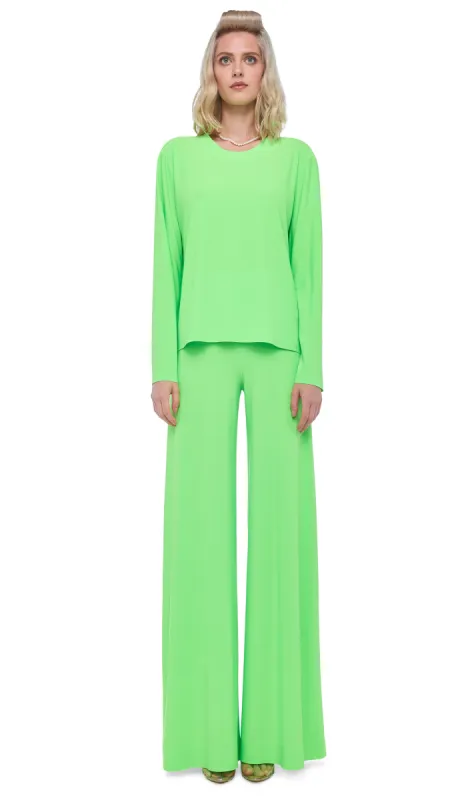 CROPPED BOYFRIEND CREW TOP sold by Norma Kamali