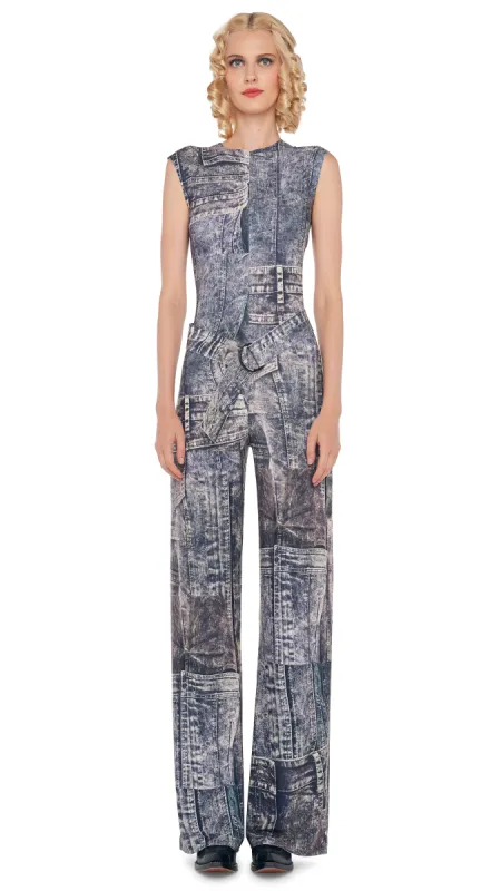 SLEEVELESS JUMPSUIT sold by Norma Kamali