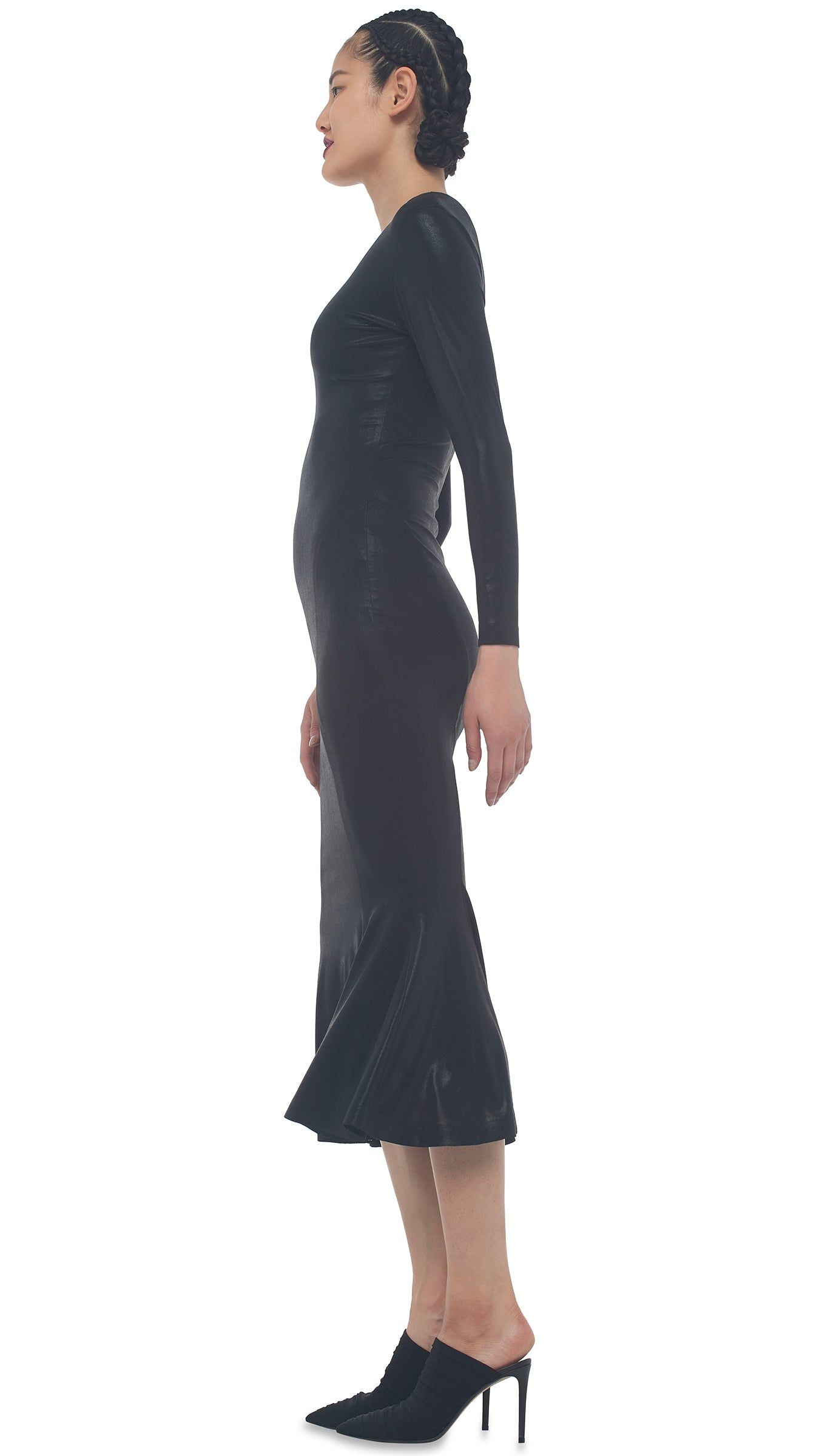 CREW FISHTAIL DRESS sold by Norma Kamali product image thumbnail 2