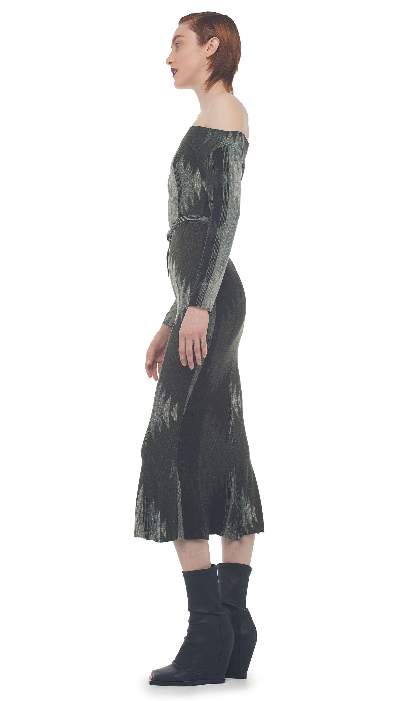 DROP SHOULDER DRESS sold by Norma Kamali product image thumbnail 2