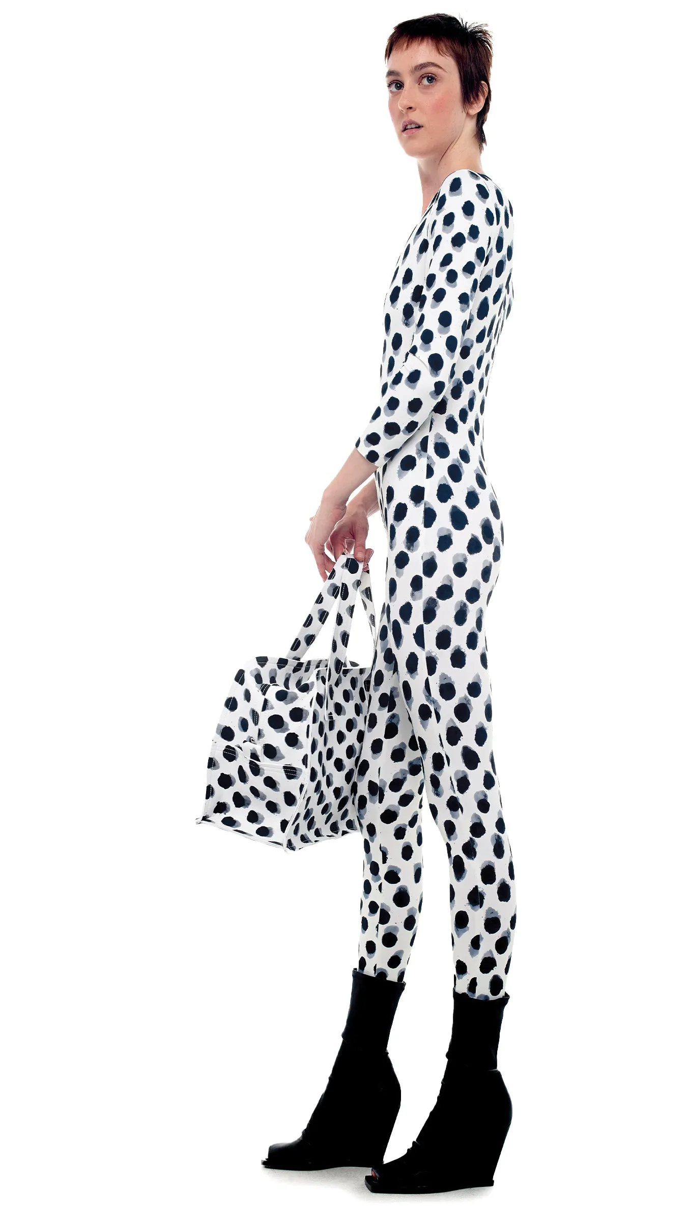 THE CATSUIT sold by Norma Kamali product image thumbnail 2