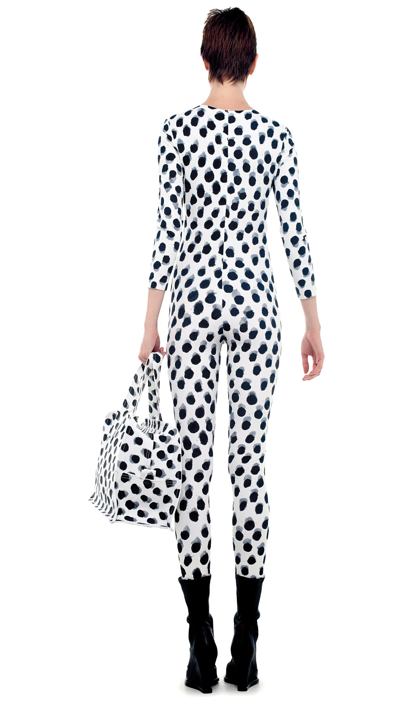 THE CATSUIT sold by Norma Kamali product image thumbnail 3