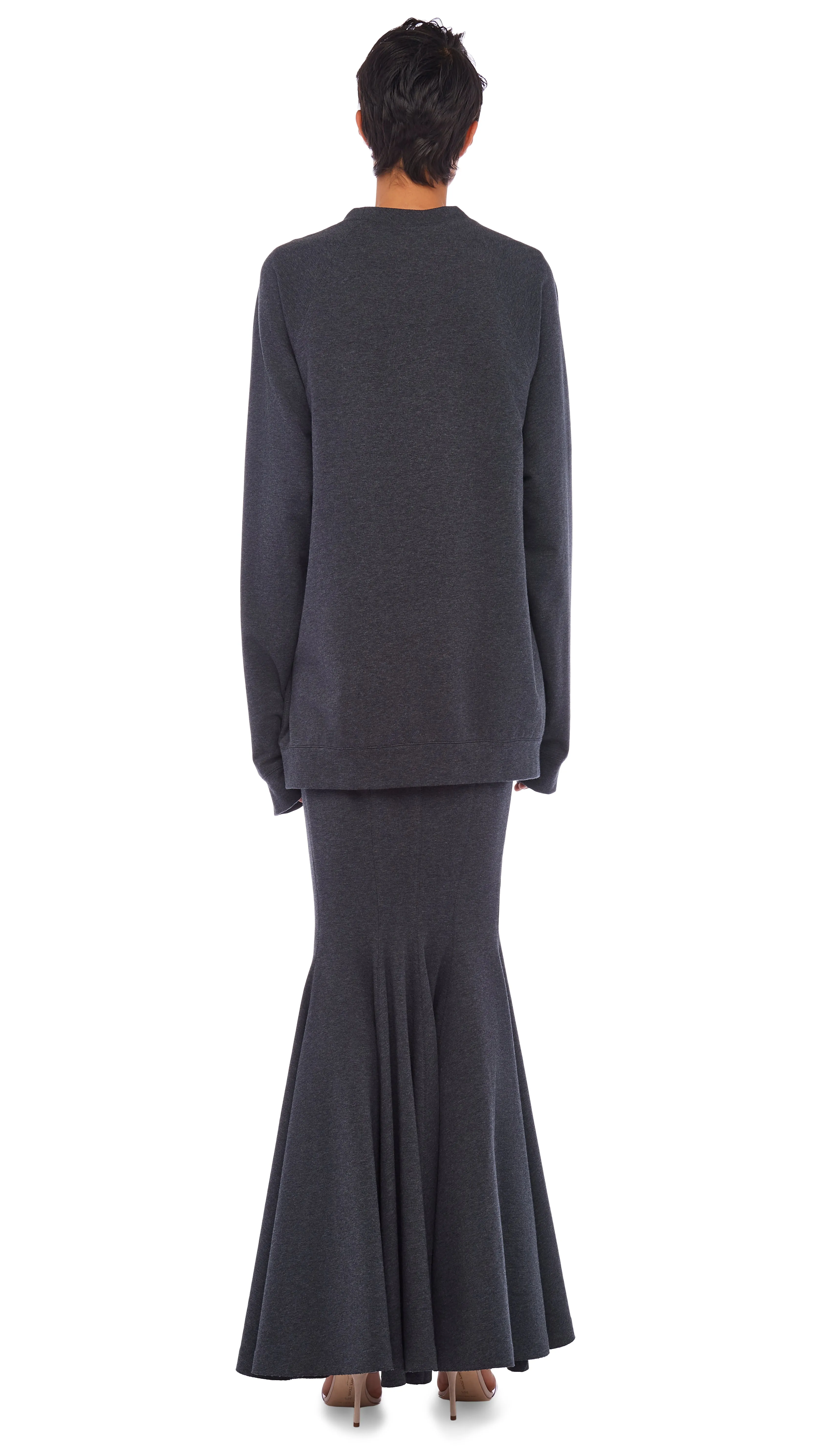 OS RAGLAN SLEEVE MINI DRESS sold by Norma Kamali product image thumbnail 3