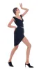 SIDE DRAPE MINI SKIRT sold by Norma Kamali