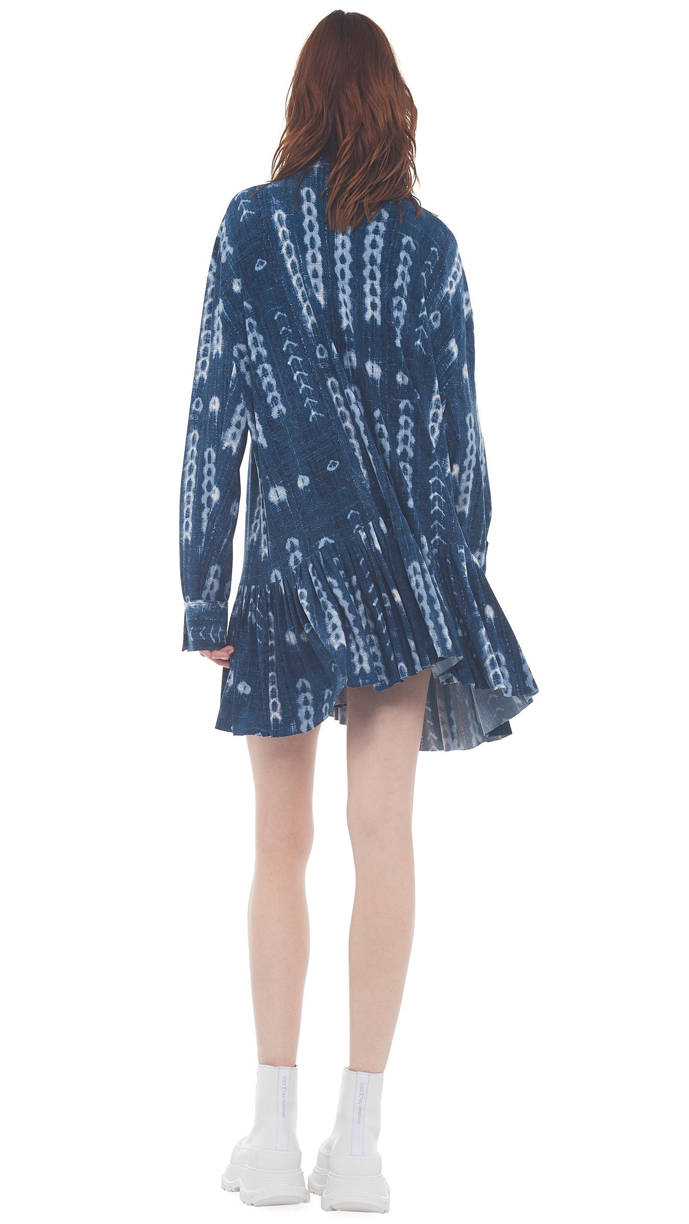 OVERSIZE BF RUFFLE NK SHIRT sold by Norma Kamali product image thumbnail 3