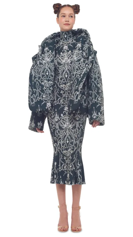 HOODED SLEEPING BAG COAT sold by Norma Kamali