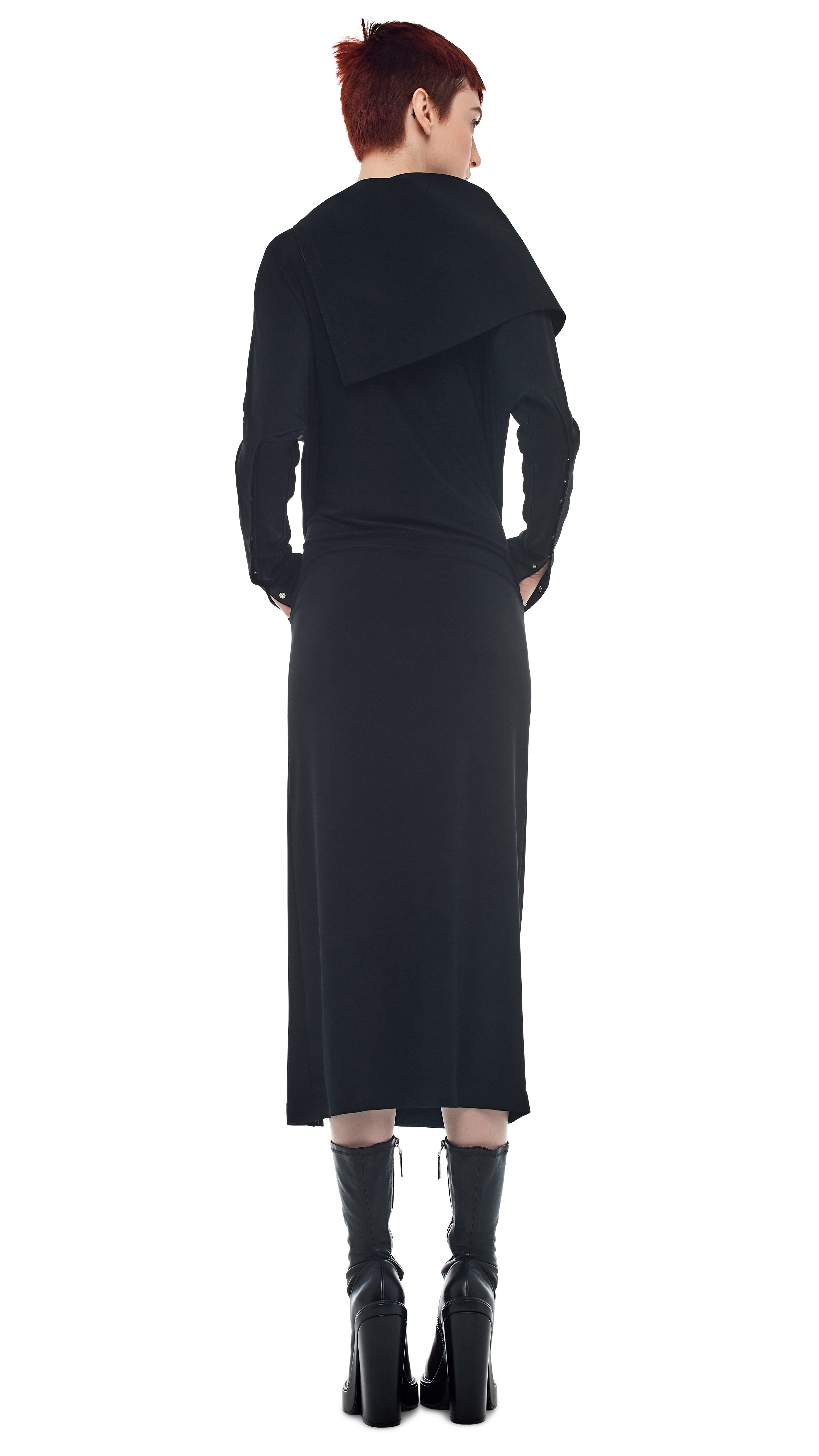 SIDE SNAP GOWN sold by Norma Kamali product image thumbnail 3