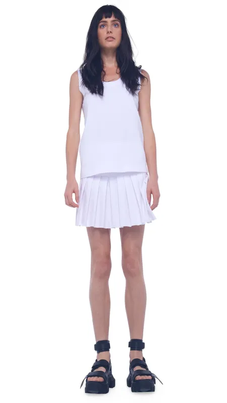 PLEATED MINI SKIRT sold by Norma Kamali